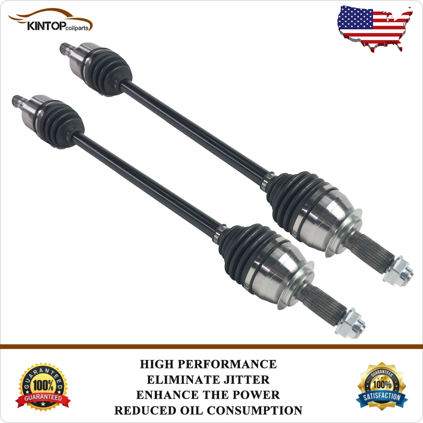 Pair Front Left & Right for Subaru Forester 2014-2018 2.0L 2.5L CV Axle Shaft