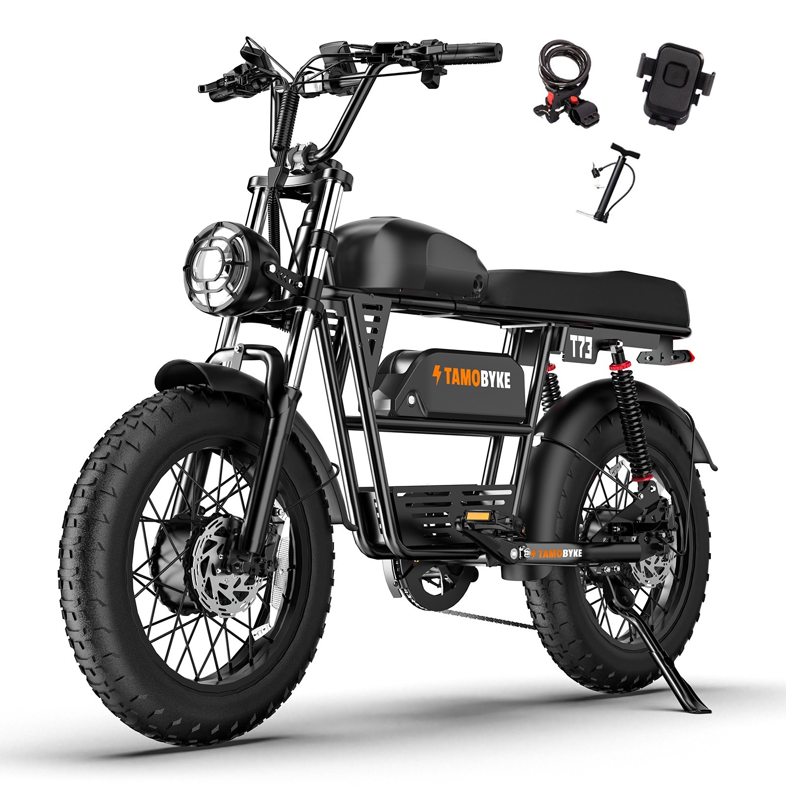 Tamobyke Electric Dirt Bike 749W 27.9MPH 48V 20AHX2 20 Tamobyke Electric Dirt Bike 749W 27.9MPH 48V 20AHX2 20