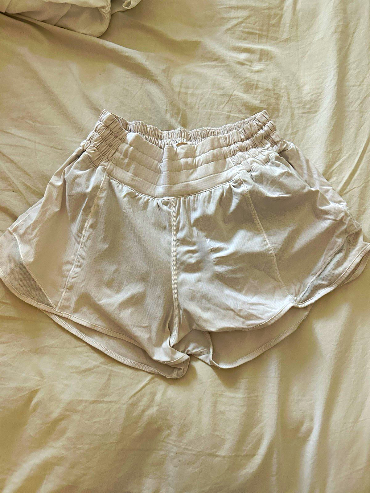 lululemon hotty hot White Athletic Running Shorts