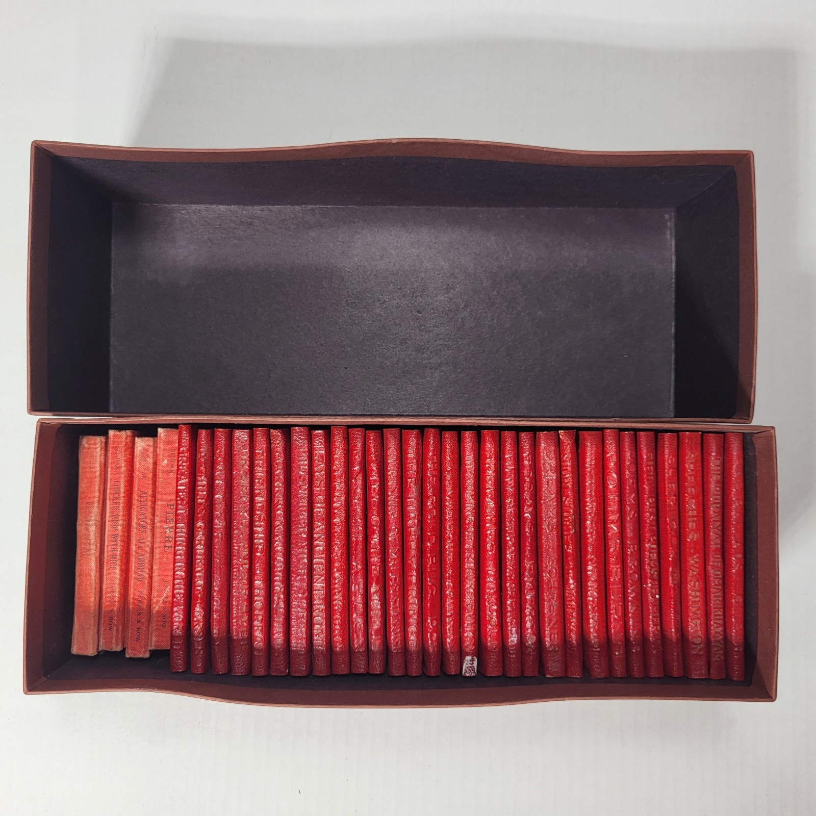 33 Vintage Mini Book Lot: 1962 Sendak 1st Ed Nutshell Library + 29 Little Luxart