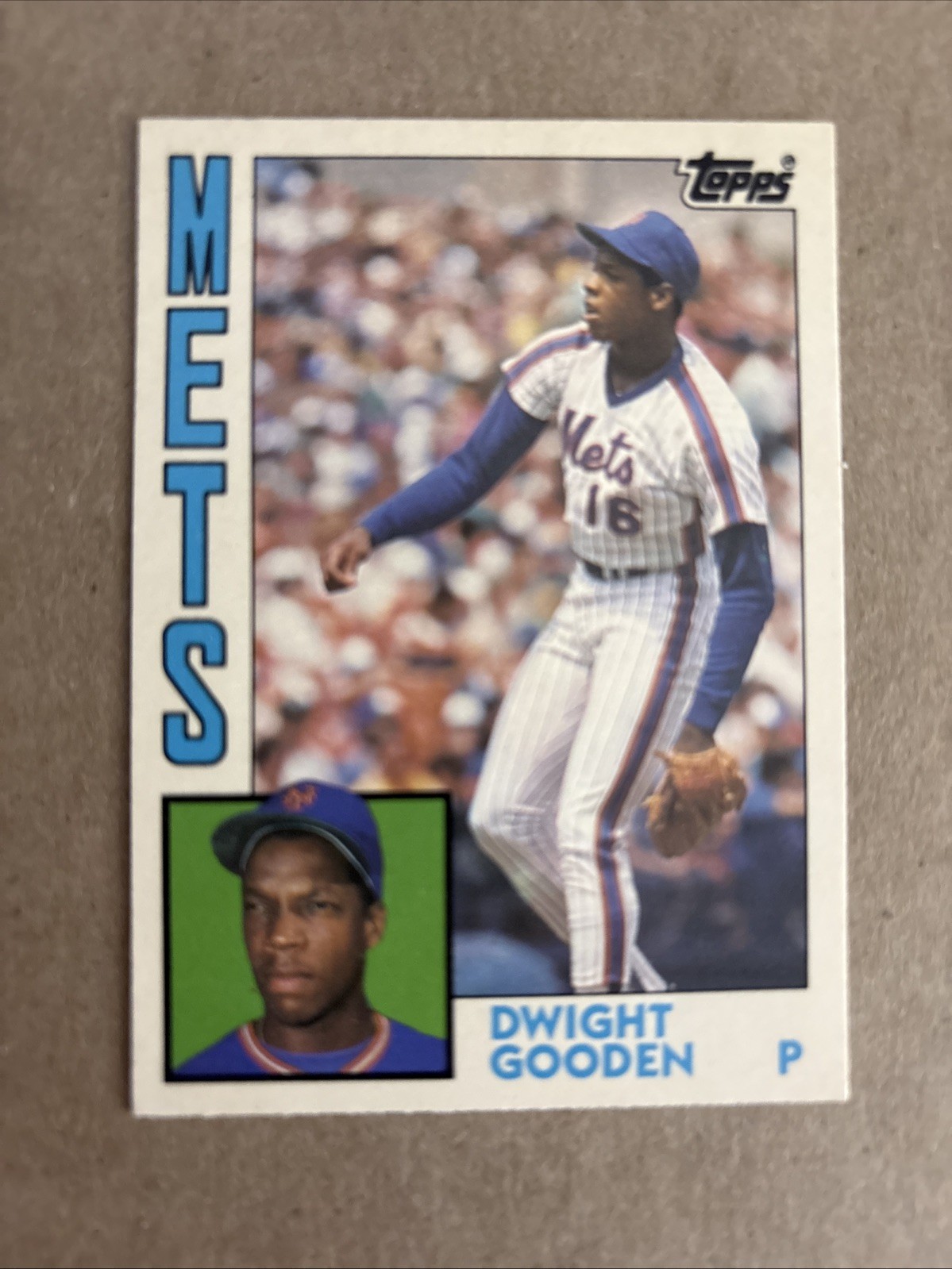 1984 TOPPS Traded #42T Dwight Gooden Rookie Card RC New York Mets Iconic 80s 1984 TOPPS Traded #42T Dwight Gooden Rookie Card RC New York Mets Iconic 80s