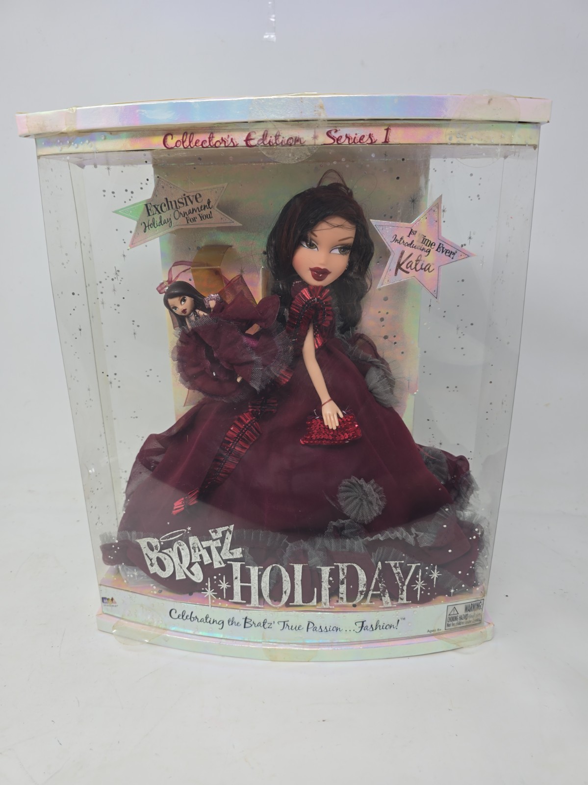 Vintage Bratz Series 1 Holiday Katia Doll NIB 1st Edition Exclusive Ornament Vintage Bratz Series 1 Holiday Katia Doll NIB 1st Edition Exclusive Ornament