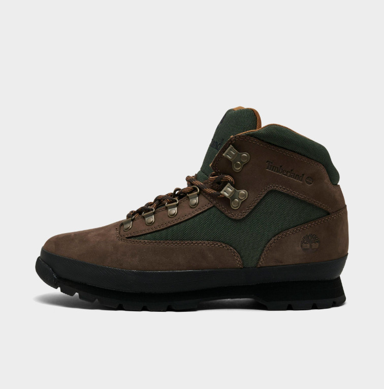 NEW - Men's Timberland Euro Hiker Casual Boots - Brown Nubuck