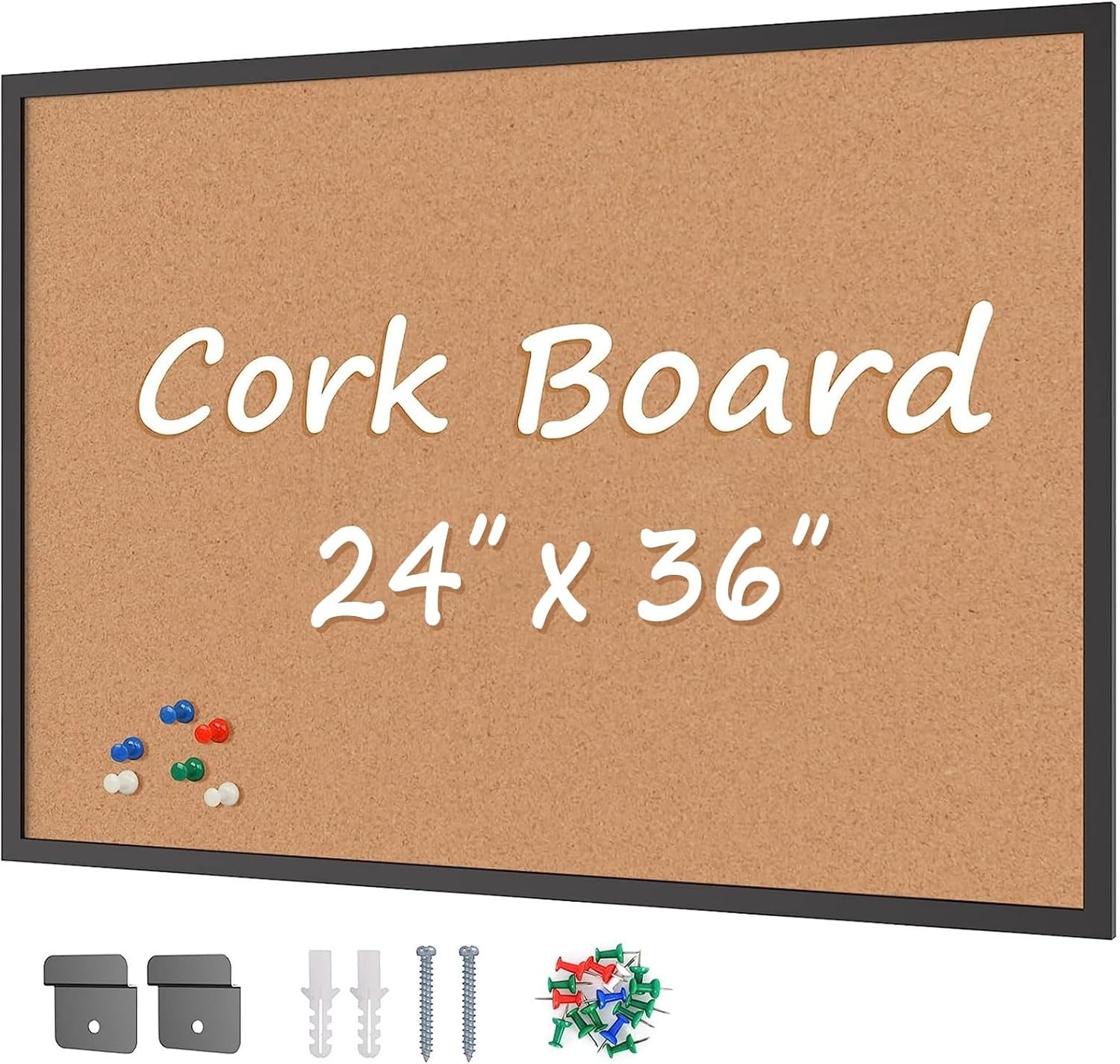 Large Cork Board Bulletin Board 24\