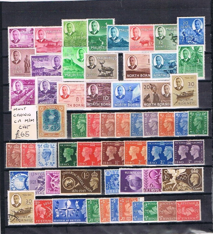 british commonwealth and GB mainly mint selection on stockpage british commonwealth and GB mainly mint selection on stockpage