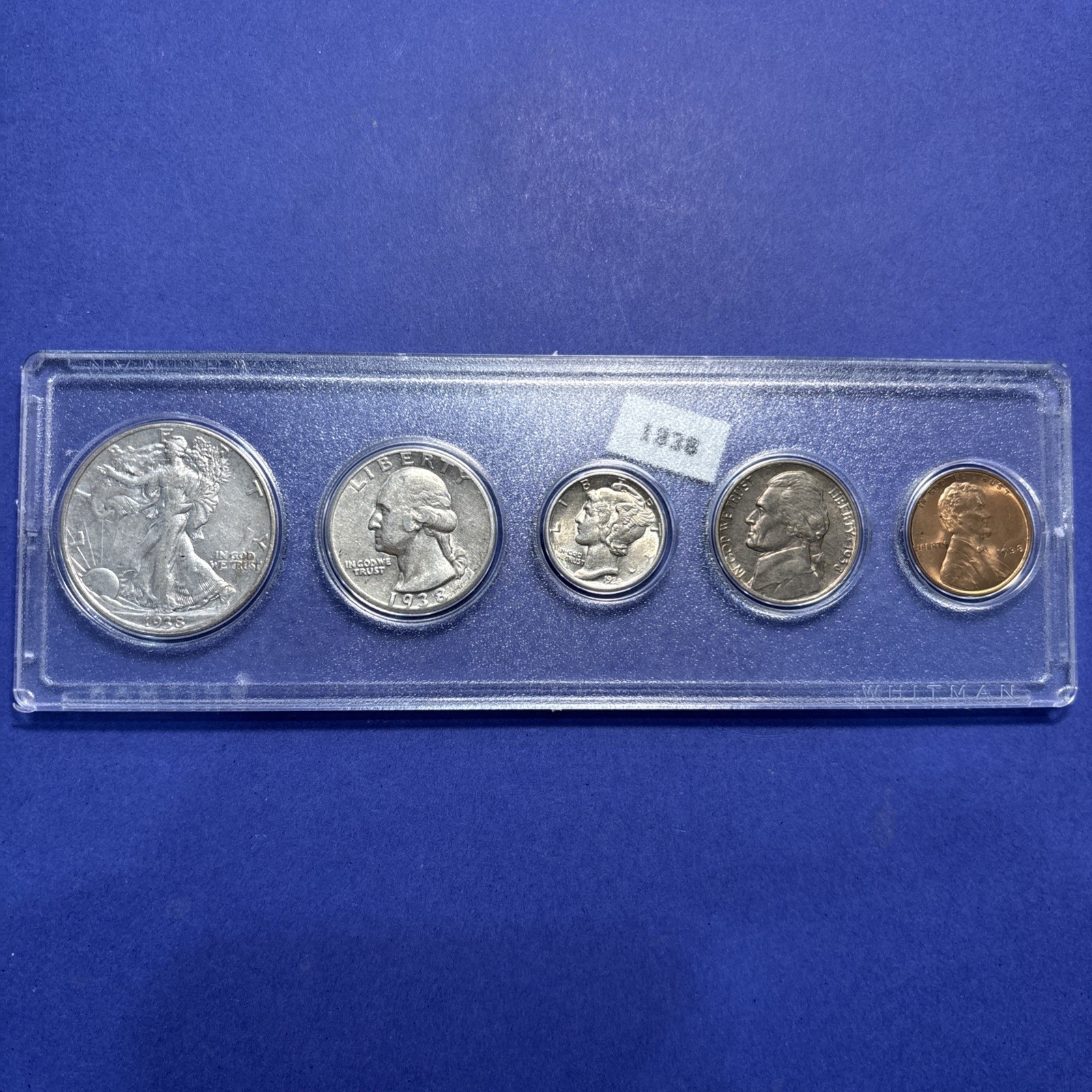 1938 U.S. Mint Affordable Coin Set Good Investment 90% Silver Nice Coins