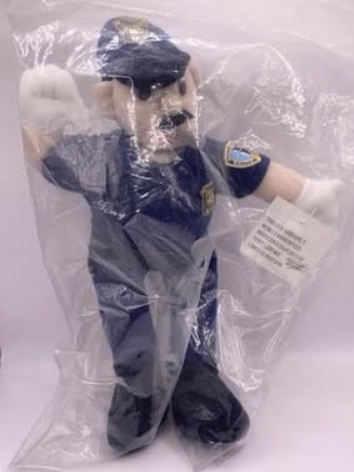 VTG Tony The Dancing Cop Limited Edition Plush Tony Lepore Providence RI Police