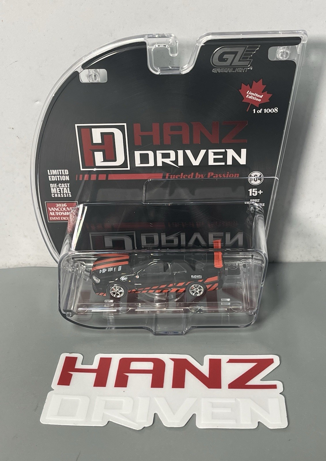 Hanz Driven Greenlight Vancouver Auto Show Exclusive Nissan Skyline R34 1/1008