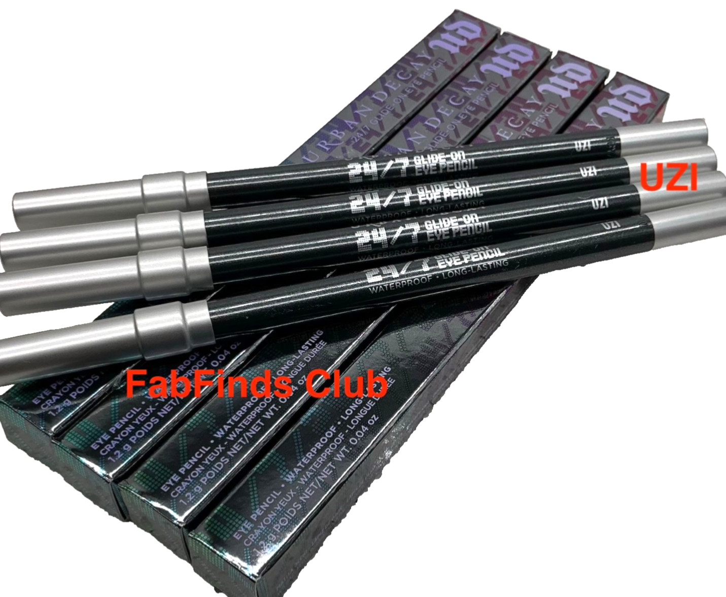 4x Urban Decay 24/7 Glide-On Eyeliner Pencil ** UZI New in box 4x Urban Decay 24/7 Glide-On Eyeliner Pencil ** UZI New in box