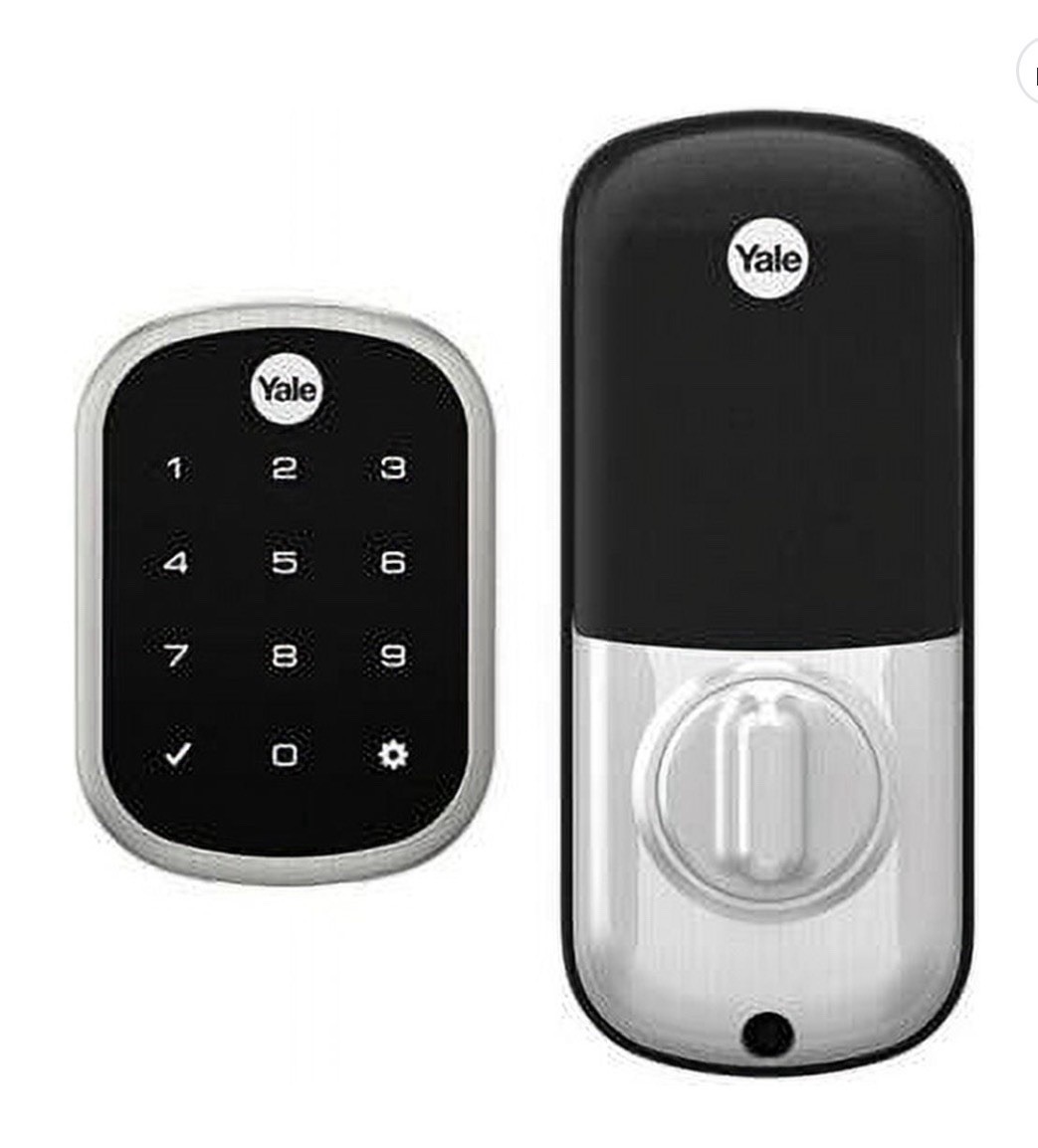 Yale Assure Smart Lock YRC Key Free Touchscreen Smart Hub WIRELESS Satin Nickel Yale Assure Smart Lock YRC Key Free Touchscreen Smart Hub WIRELESS Satin Nickel