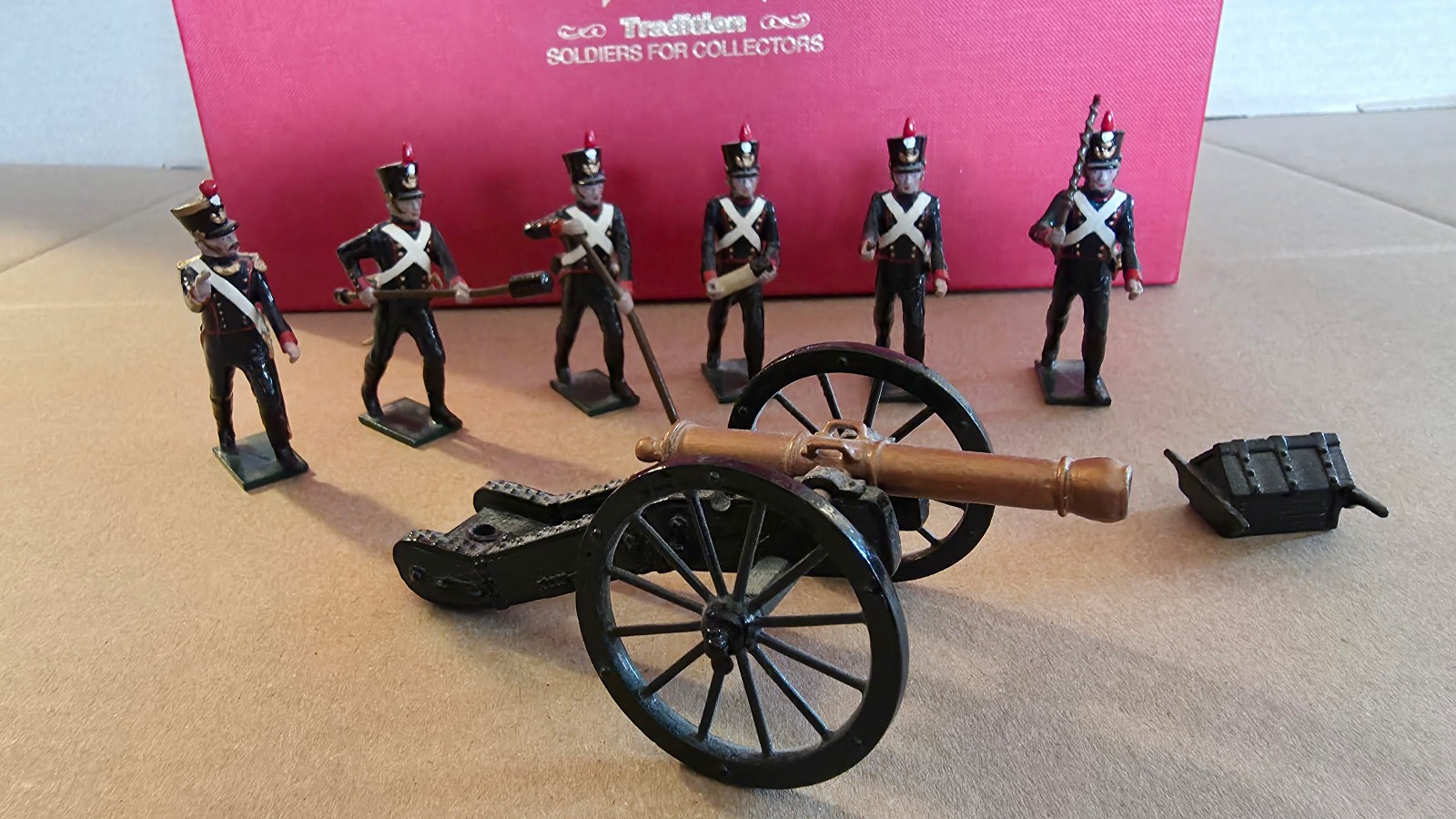 Tradition N4A French Foot Artillery 1812 Gun + 6 Crew 54mm Napoleonic Boxed Tradition N4A French Foot Artillery 1812 Gun + 6 Crew 54mm Napoleonic Boxed