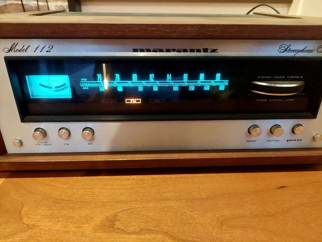 Marantz Model 112 AM/FM Tuner Blue Indicator FM 76-90MHz Matches 1070 1040