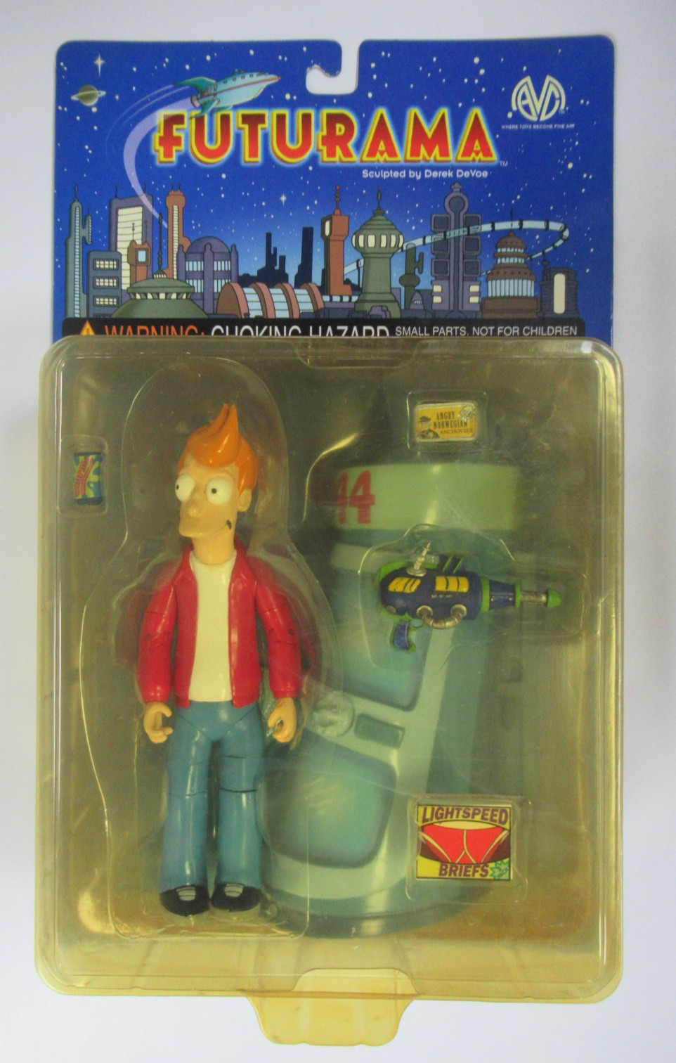 2001 Moore Collectibles Futurama Fry Action Figure 2001 Moore Collectibles Futurama Fry Action Figure