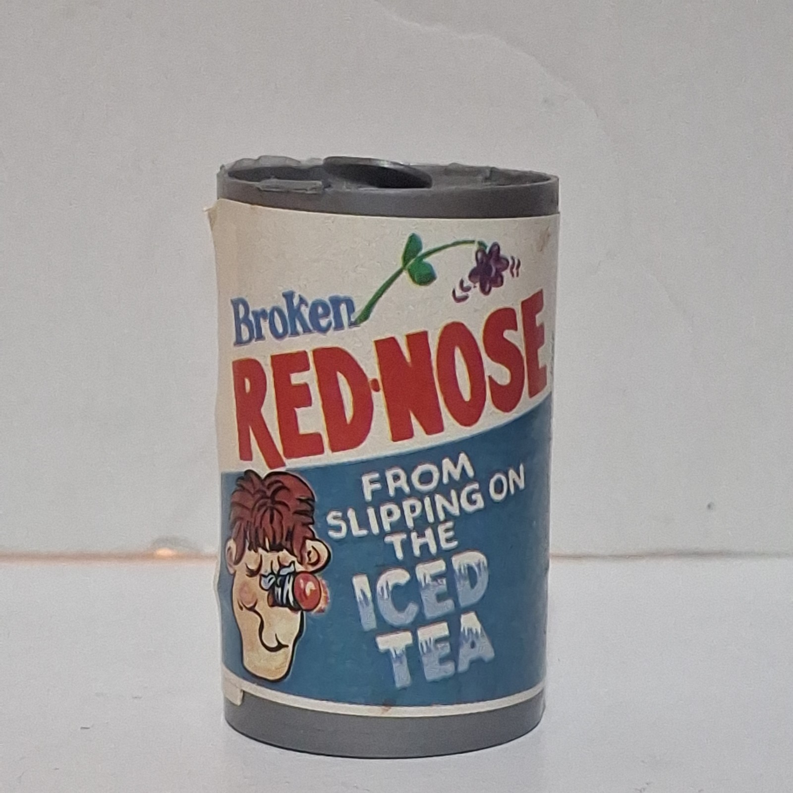 VINTAGE 1980S FLEER CHUG A CAN CANDY CONTAINER UNOPENED Broken Red Nose VINTAGE 1980S FLEER CHUG A CAN CANDY CONTAINER UNOPENED Broken Red Nose