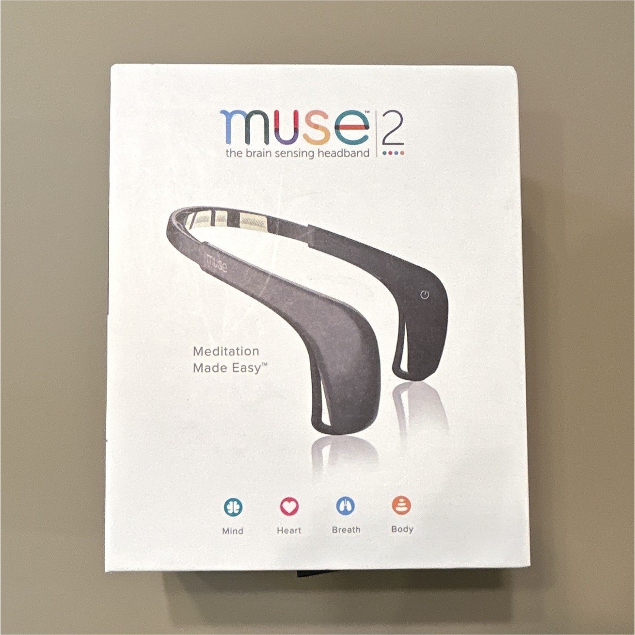 Muse 2 The Brain Sensing Headband For Meditation With Quick Start Guide