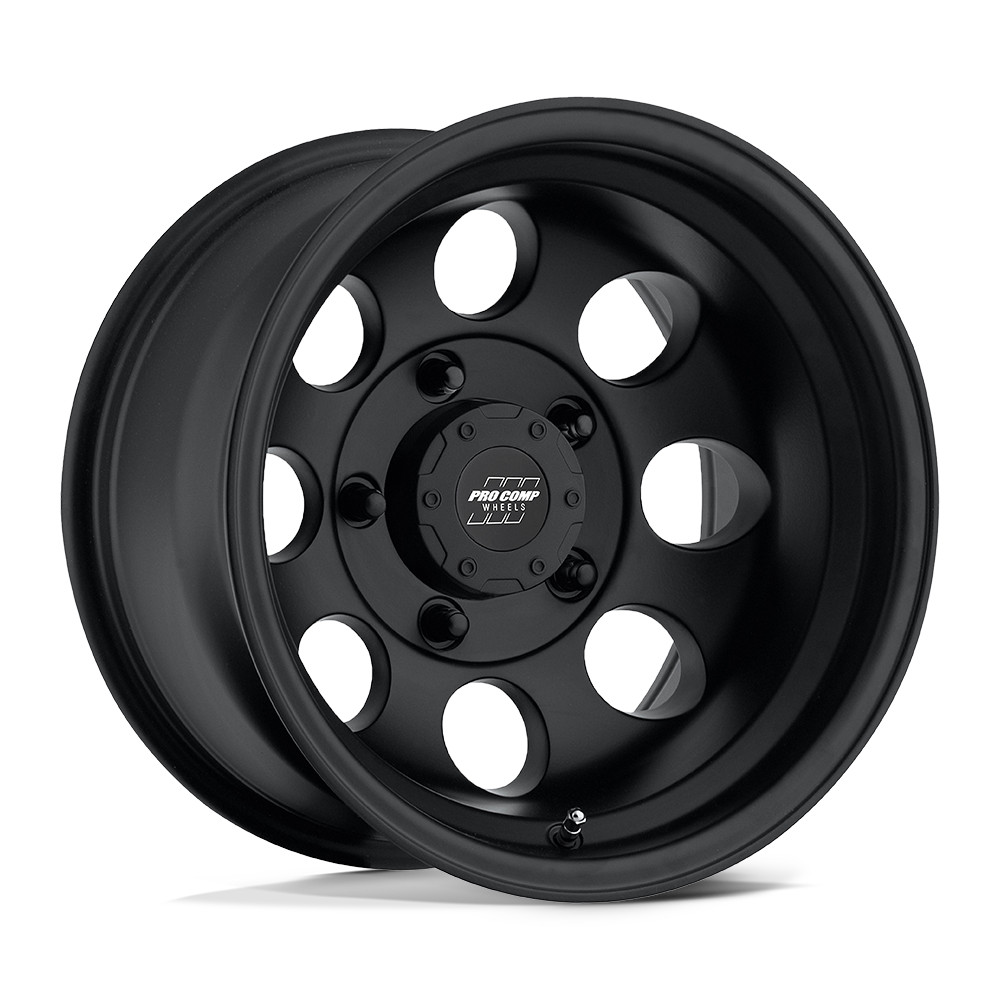 15x8 Pro Comp 7069 Vintage Flat Black Wheel 6x5.5 (-19mm)