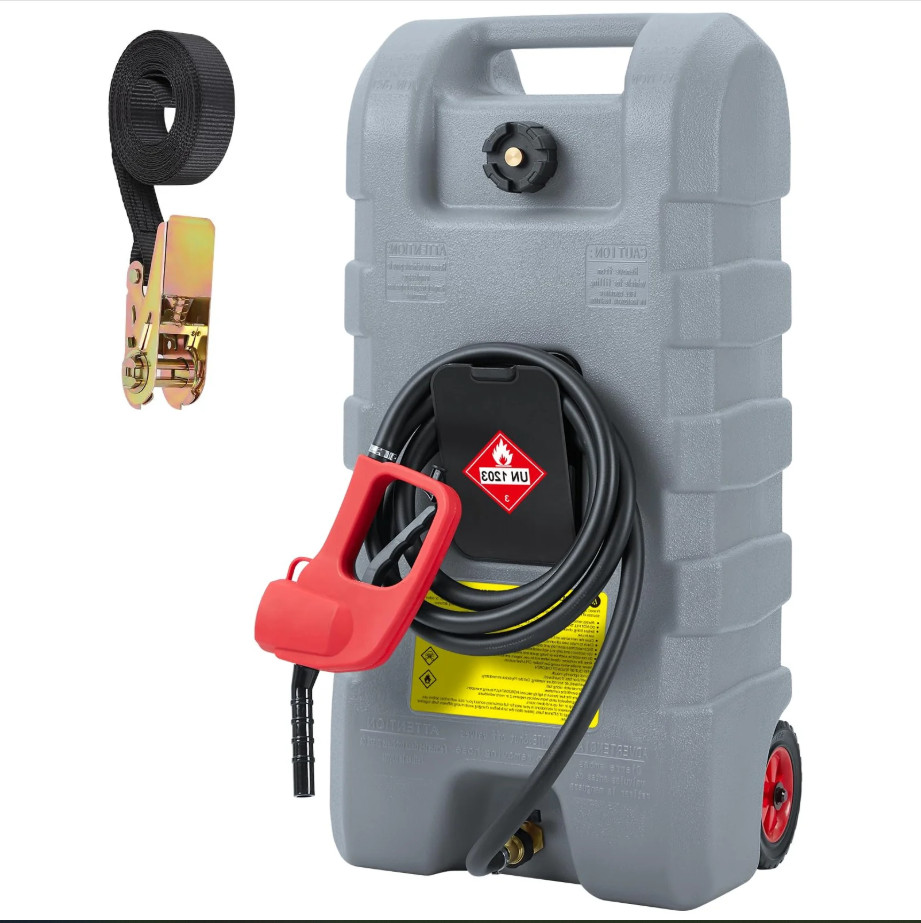 Garvee 15 Gallon Fuel Caddy, Portable Gas Diesel Tank, 10FT Hose, Siphon Pump Garvee 15 Gallon Fuel Caddy, Portable Gas Diesel Tank, 10FT Hose, Siphon Pump