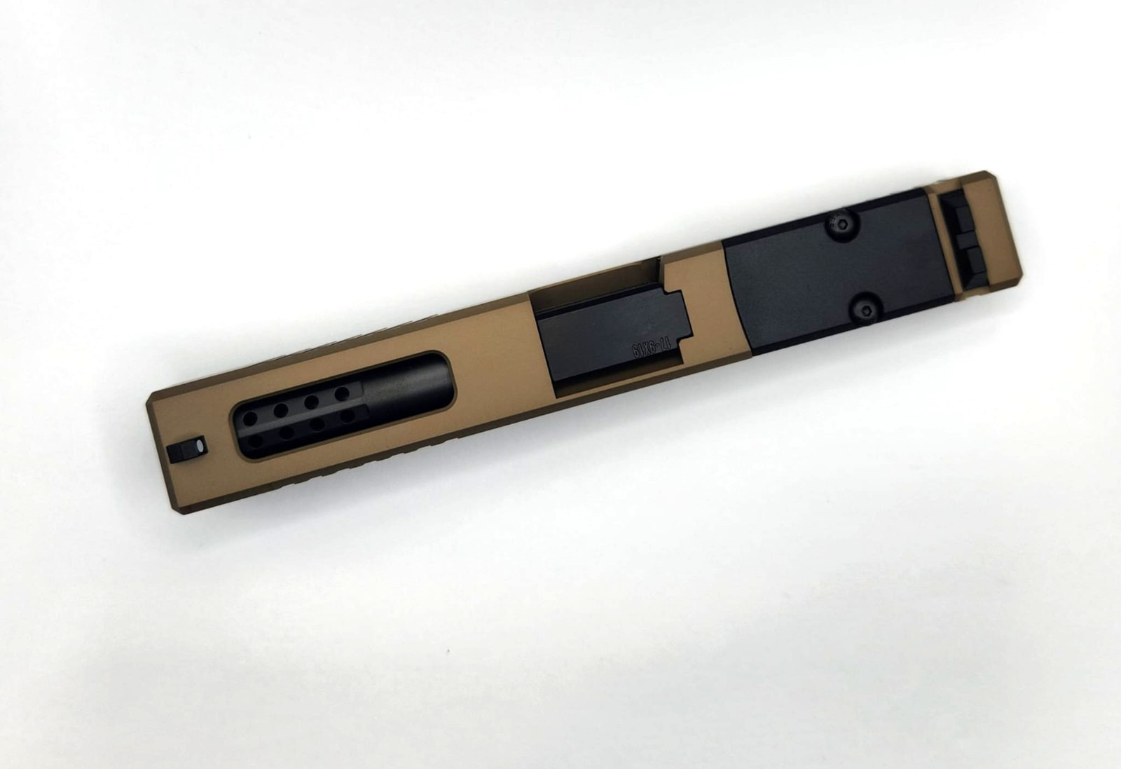 Complete Slide fits Glock 17 Gen 3 - Ported FDE Slide - Ported Barrel