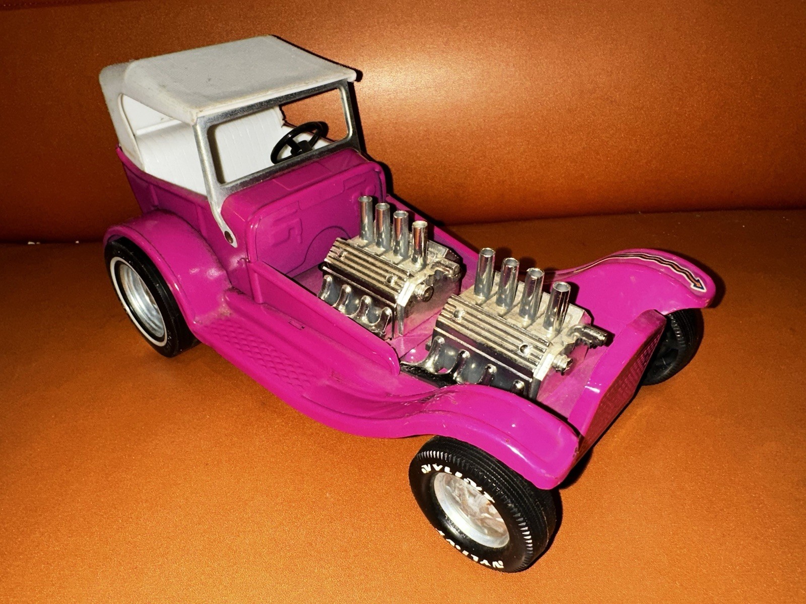 Rare VINTAGE NYLINT GRABBER MOD Hot Rod Pressed Steel TOY CAR Excellent Cond
