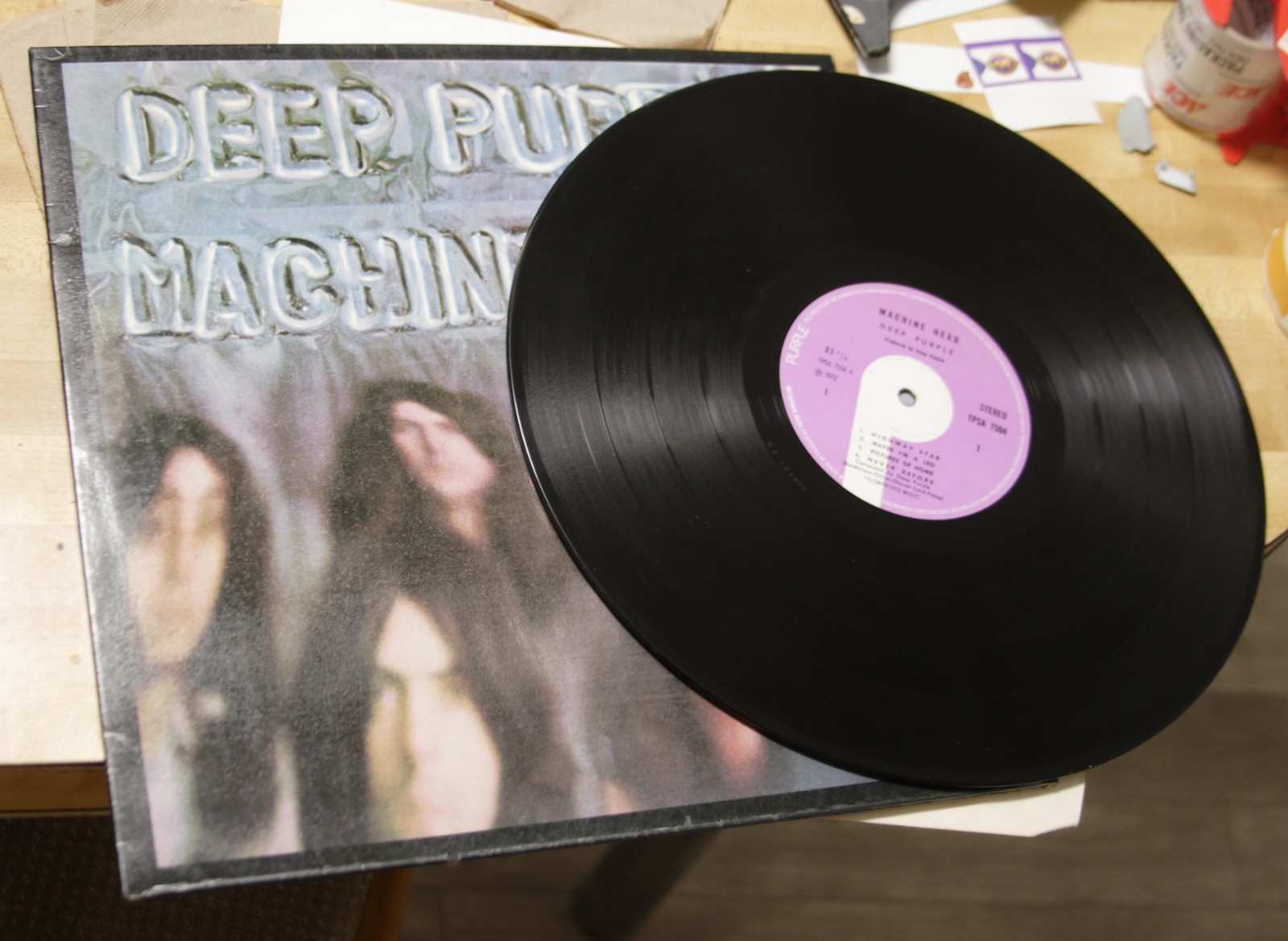 Deep Purple Machine Head 1972 UK TPSA 7504 VG+/Exc