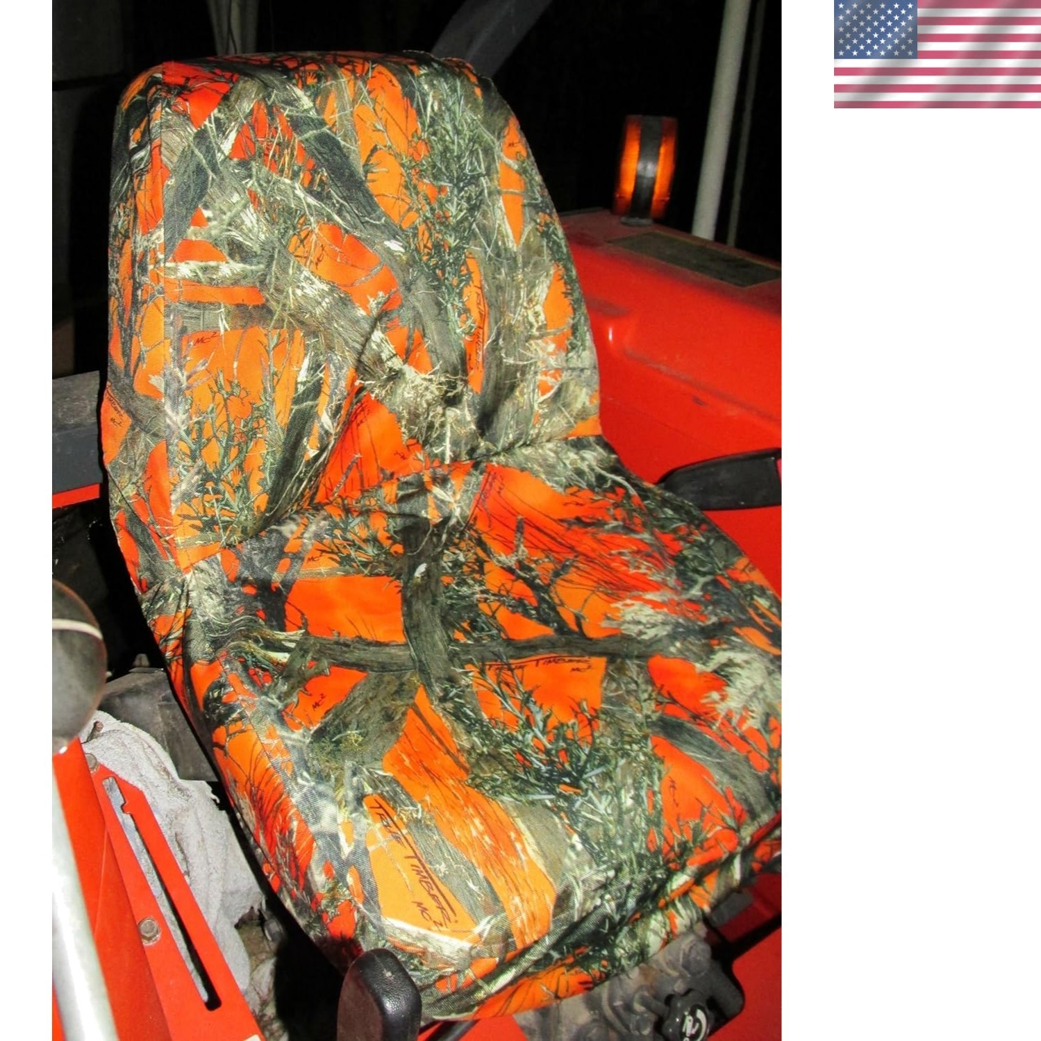 Durafit  Camo Seat Cover for Kubota Tractors, Model Specific, Waterproof