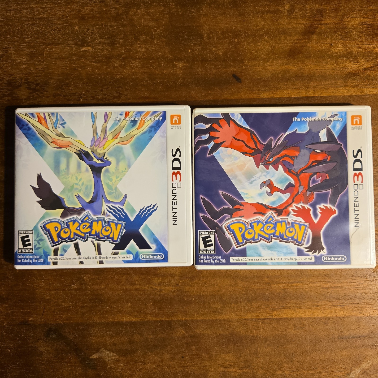 Pokemon X & Y- Original Cases with Insert - NO GAMES - Some shelf wear Pokemon X & Y- Original Cases with Insert - NO GAMES - Some shelf wear
