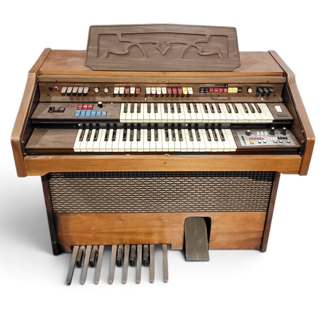 Farfisa Partner 15 Vintage Dual Manual Organ w/ Pedalboard - Local Pickup Only