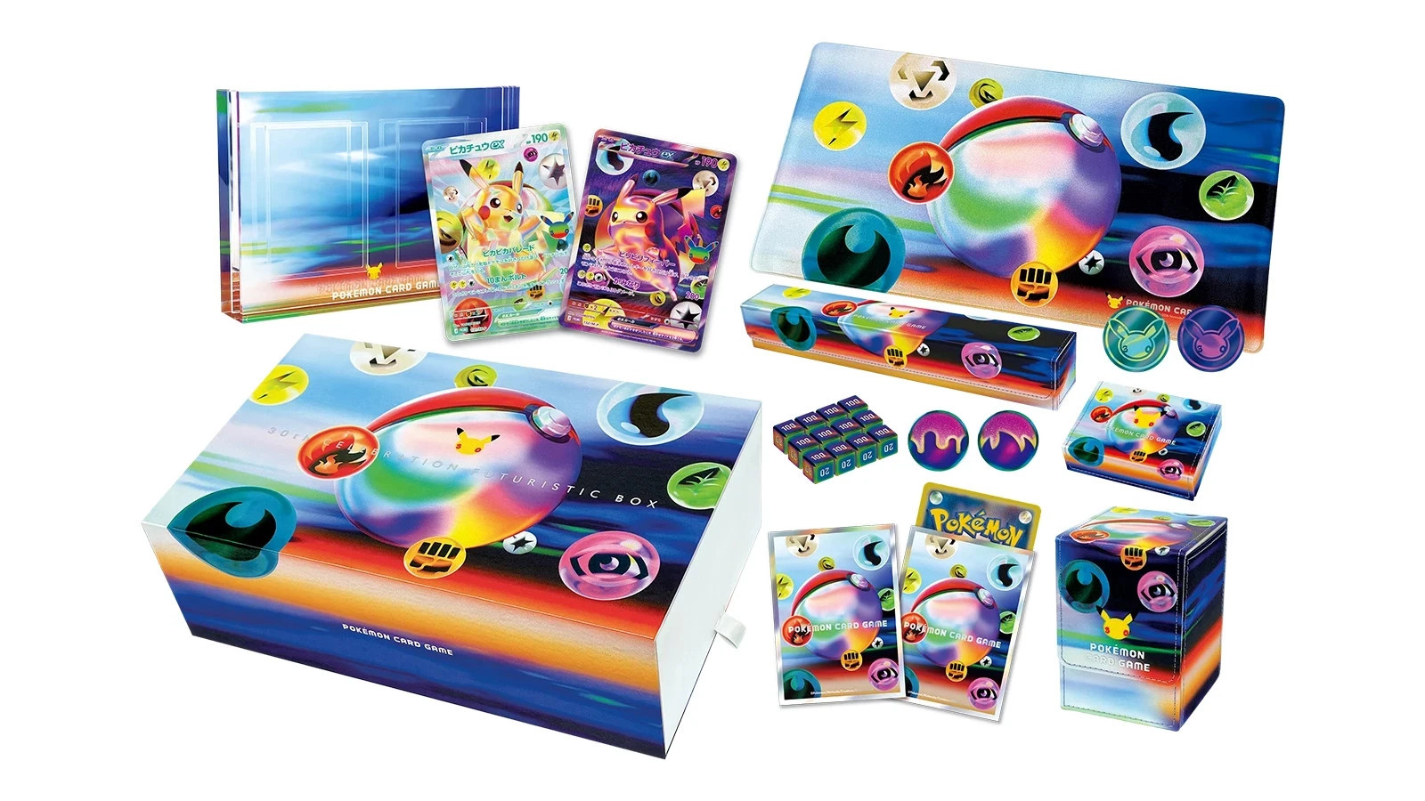 [PSL] MEGA 30th Celebration Futuristic Box Pikachu ex Japanes Pokemon Card Game