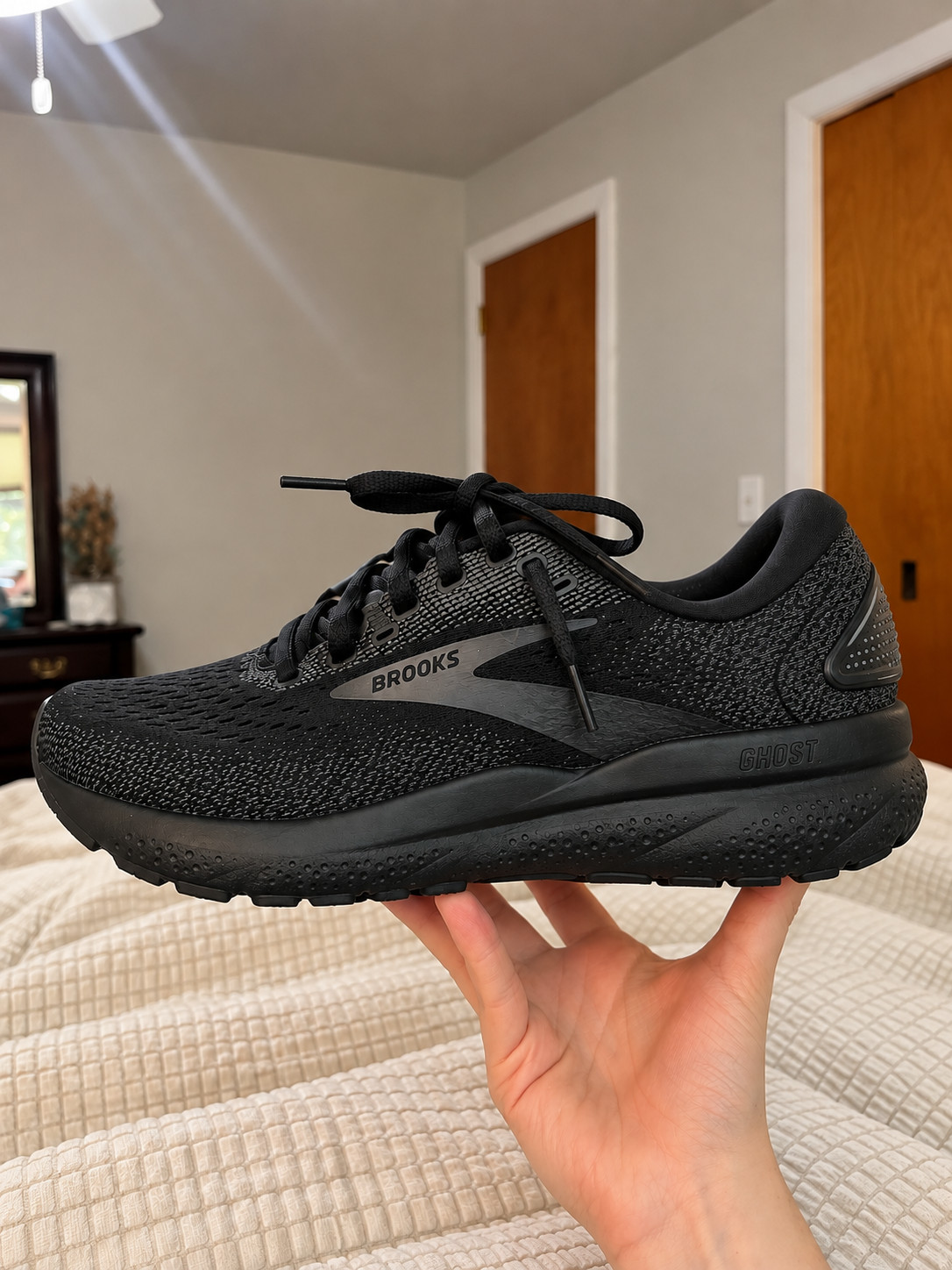 Brooks Ghost 16 Women’s Size 10 B Medium Black Black Ebony Running Shoes New Brooks Ghost 16 Women’s Size 10 B Medium Black Black Ebony Running Shoes New