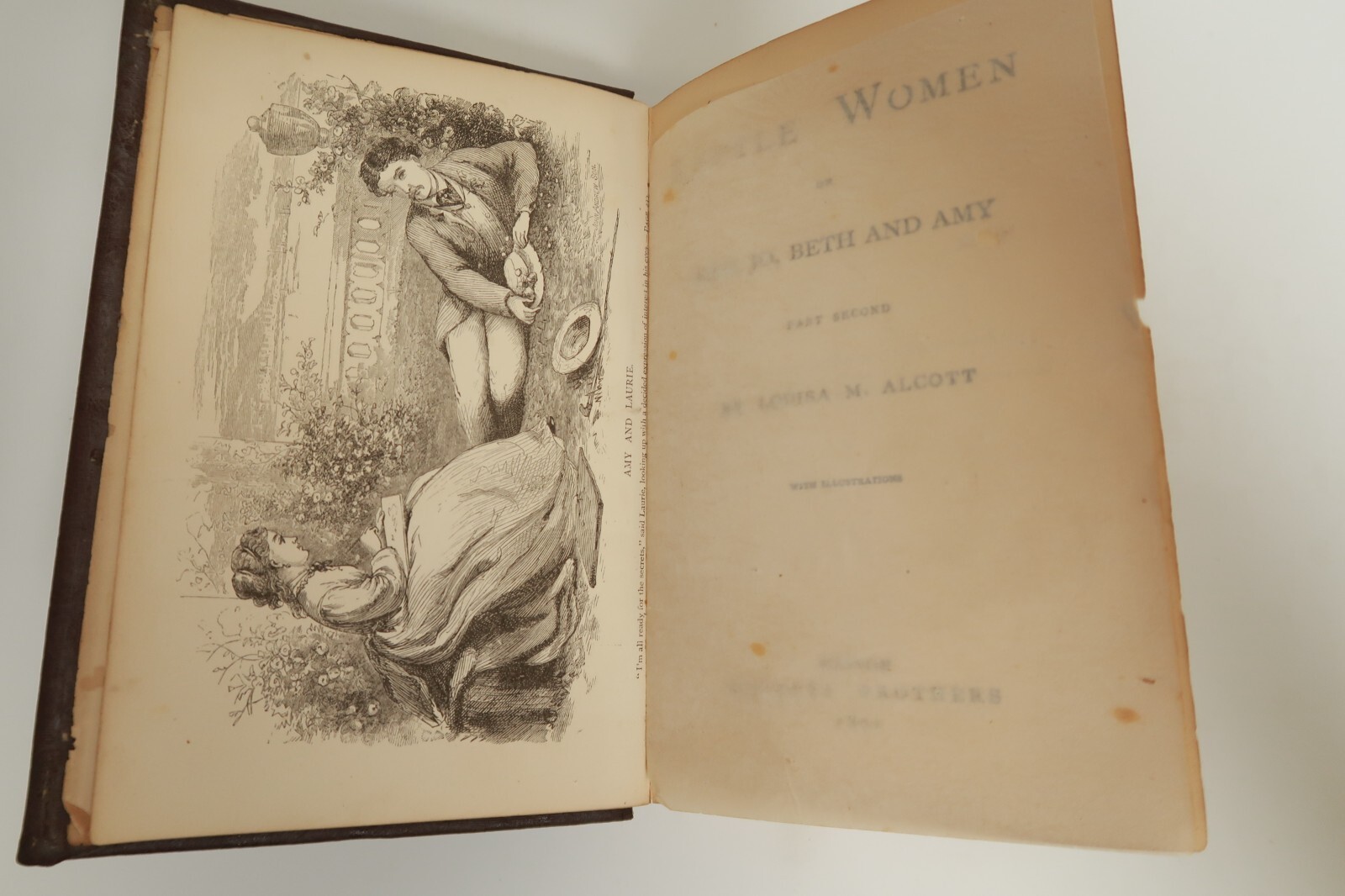 Little Women 1871 Antique Book Meg, Jo, Beth and Amy Louisa M. Alcott Roberts