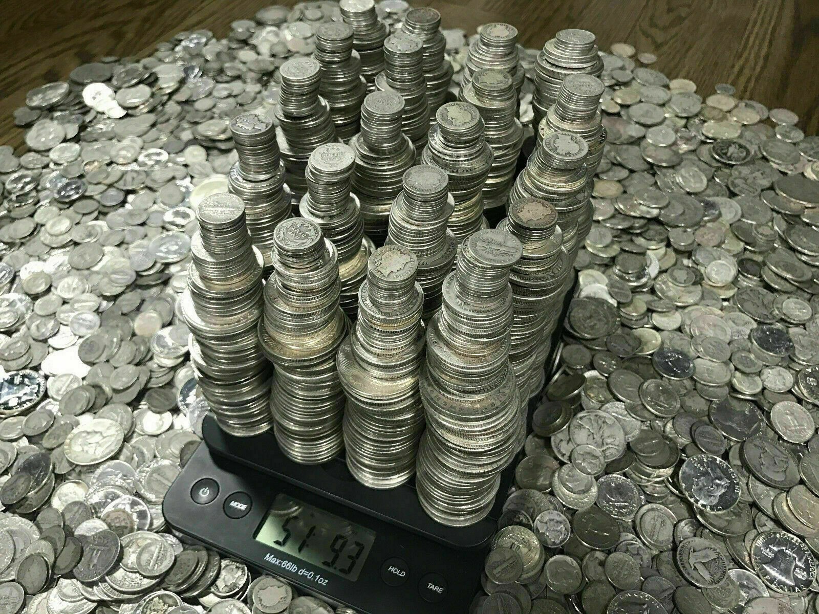 1 oz UNCIRCULATED 90% Lot ~ Silver Bar US Coins & Bullion Pre-1964 ~ Estate BU
