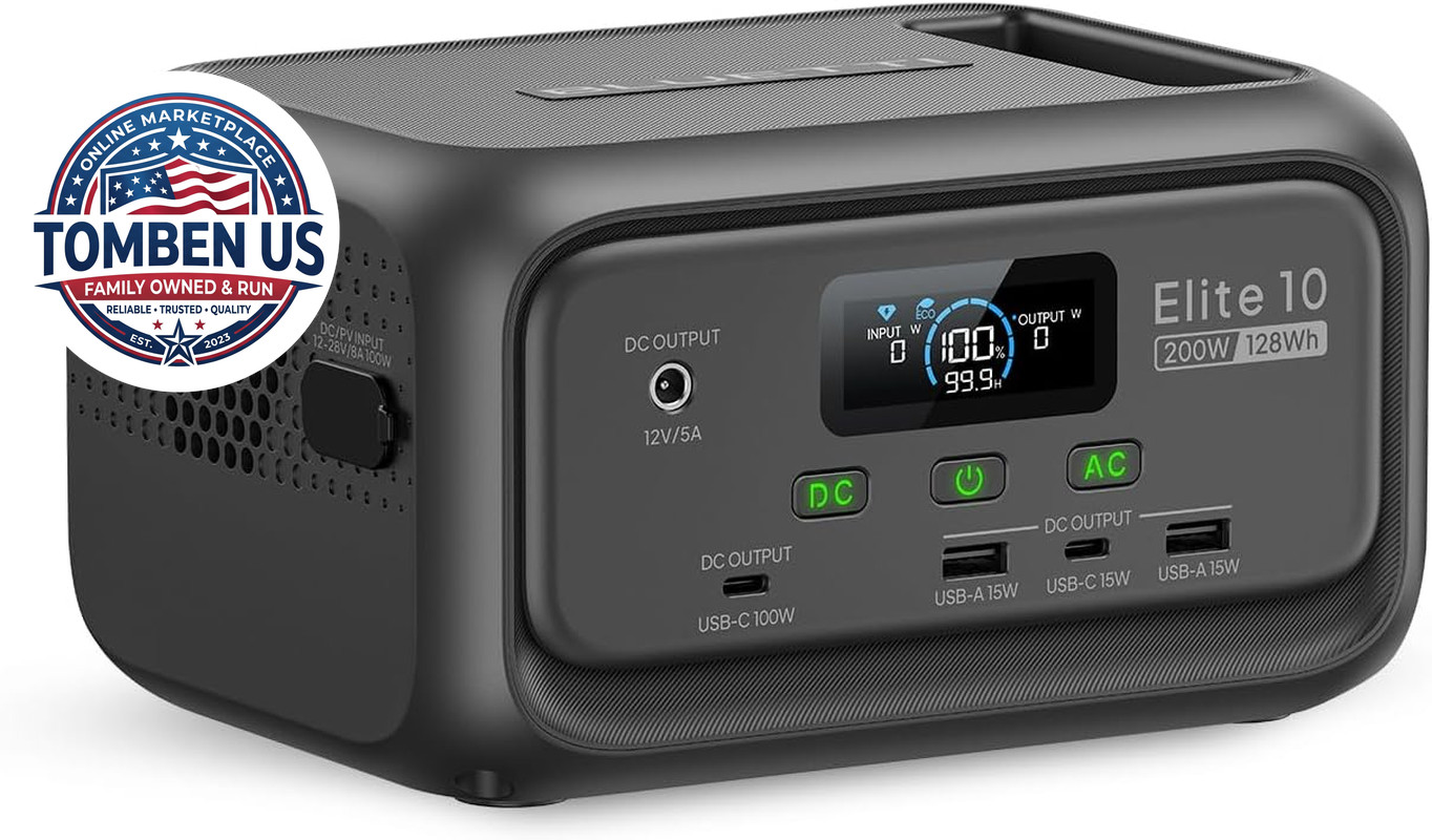 BLUETTI Elite 10 Mini Portable Power Station, 128Wh 200W Solar Generator BLUETTI Elite 10 Mini Portable Power Station, 128Wh 200W Solar Generator