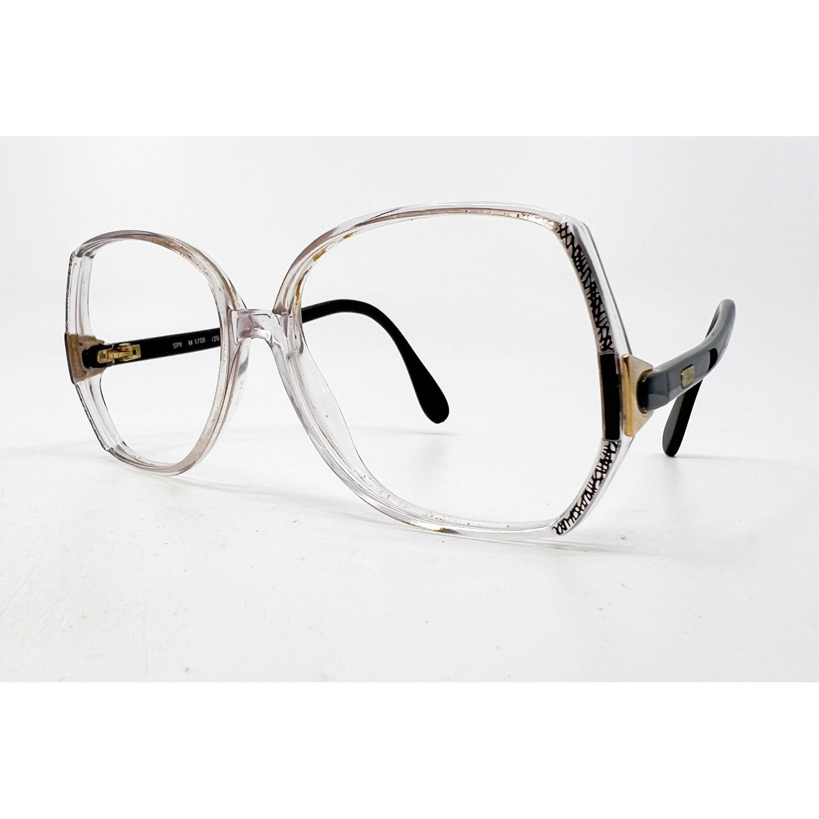 Silhouette Eyeglasses Womens Clear Pre-owned Oversized SPX M 1708 54-14-130