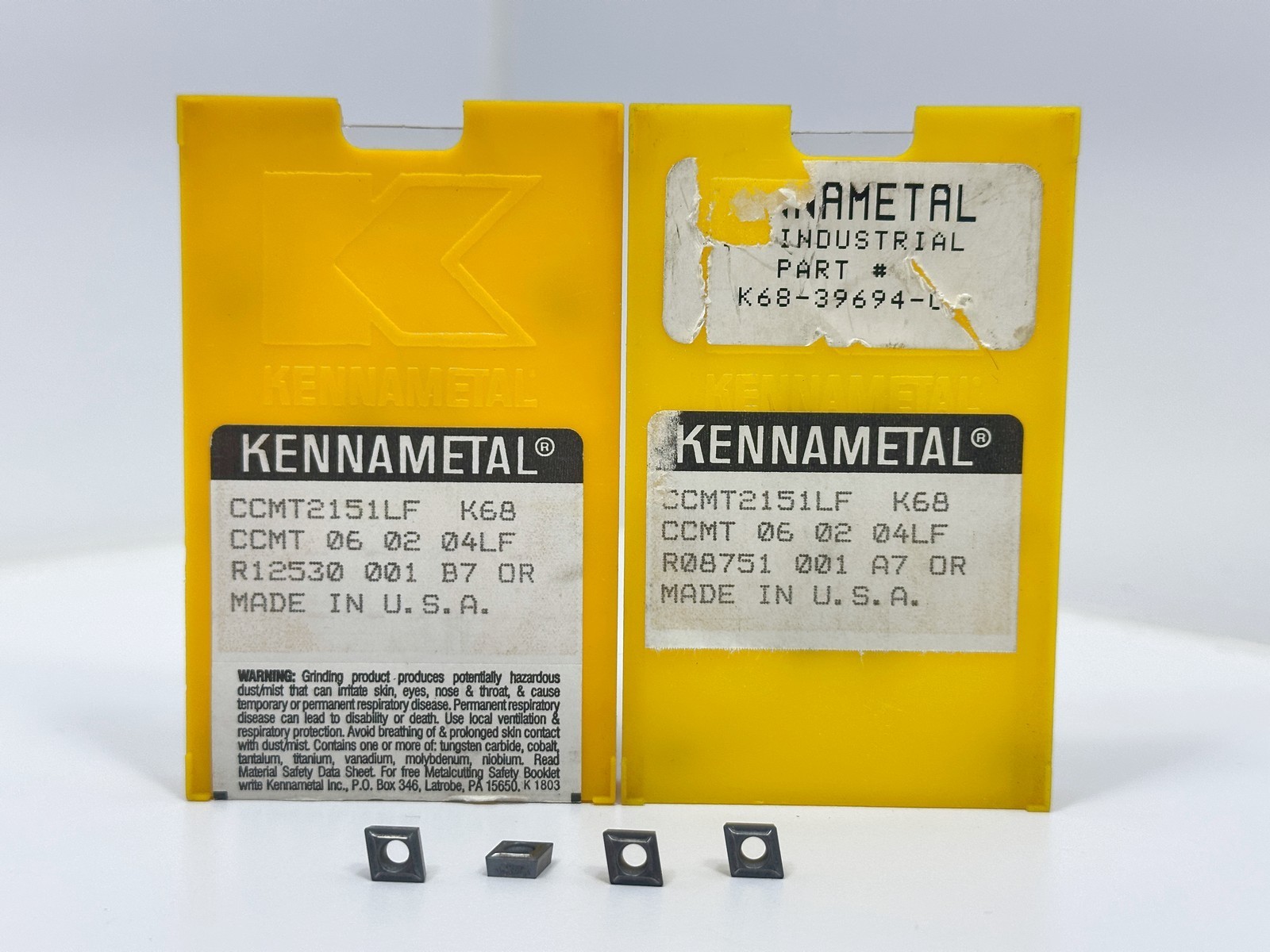 Kennametal CCMT2151LF CCMT060204LF | New Carbide Inserts | Grade K68 | 24pcs Kennametal CCMT2151LF CCMT060204LF | New Carbide Inserts | Grade K68 | 24pcs