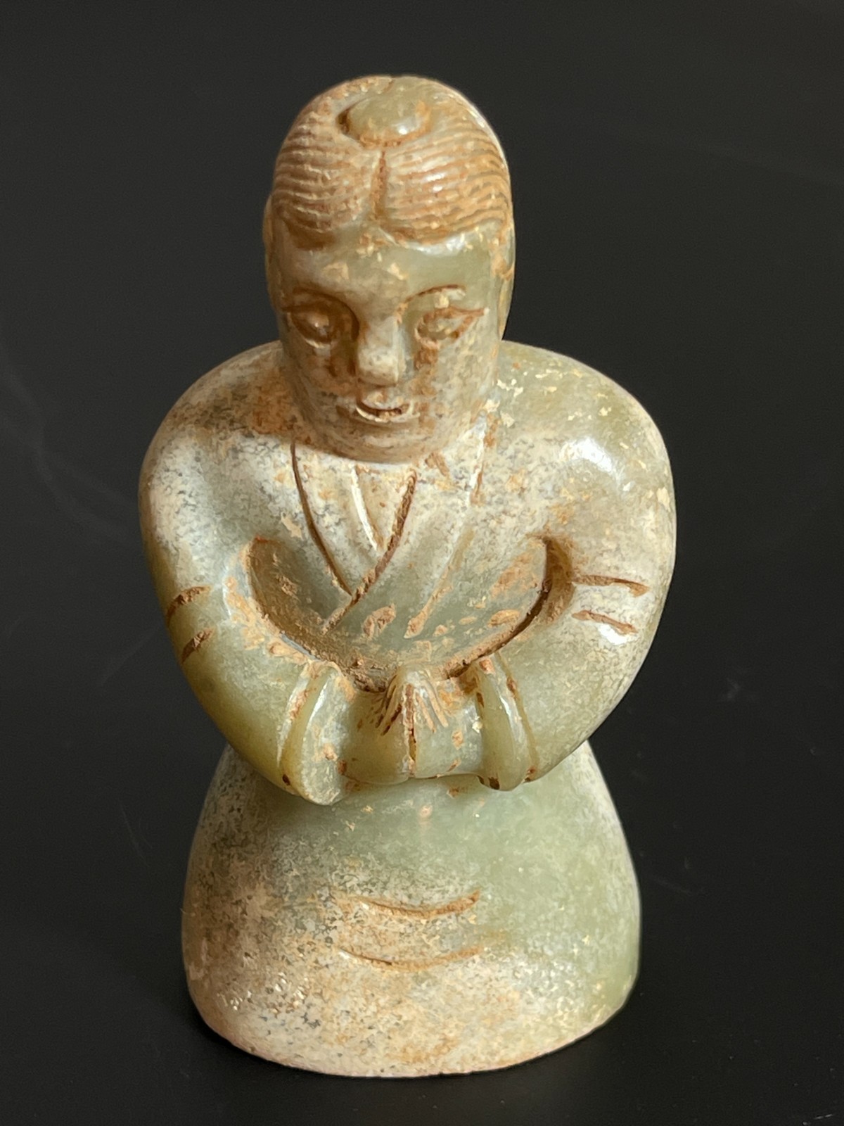 age-old China antique  Jade Figurine, Han Dynasty