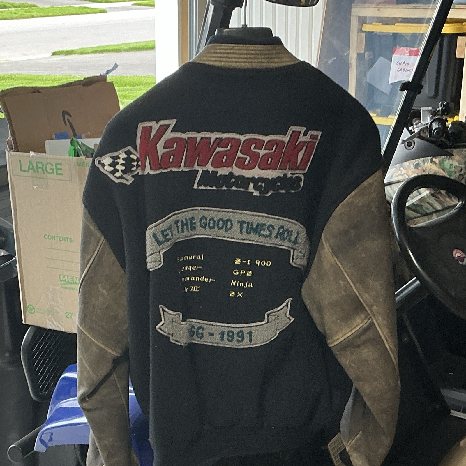 Vintage Kawasaki Jacket 1966-1991 25Th Anniversary Preowned Non-Smoker ￼