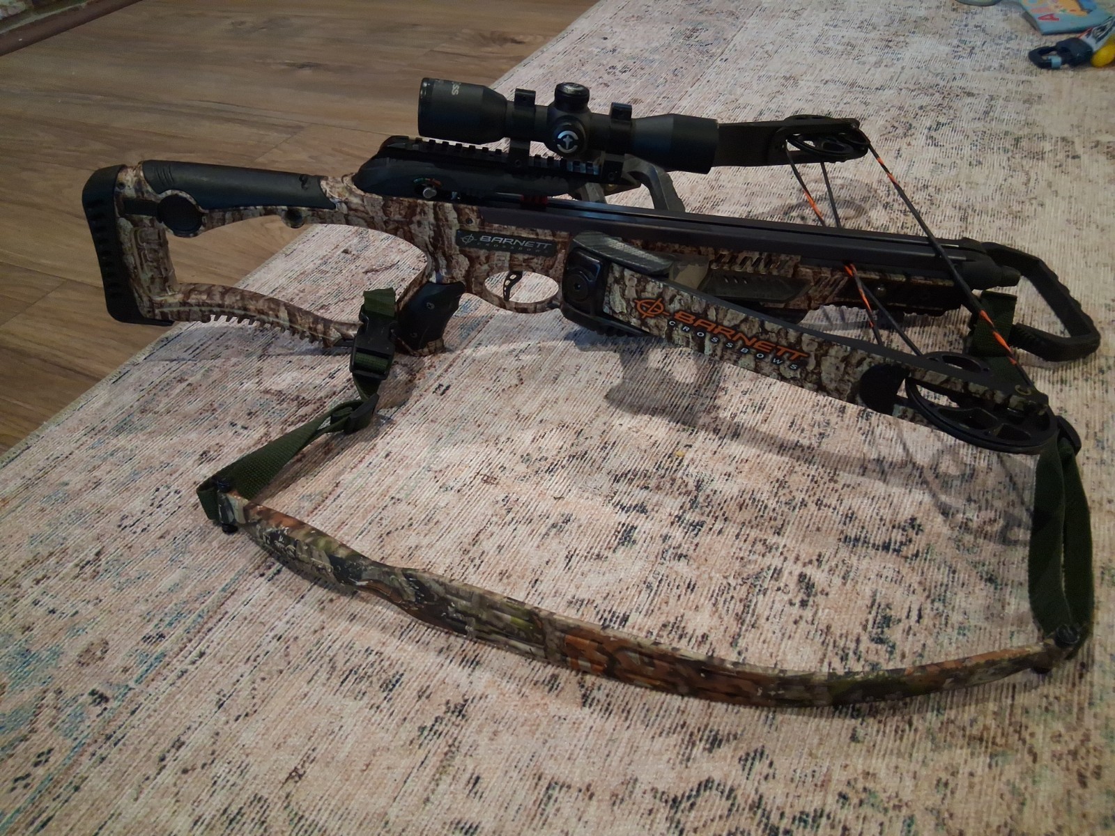 Barnett BC Raptor Reverse Crossbow With Sling And Scope Barnett BC Raptor Reverse Crossbow With Sling And Scope