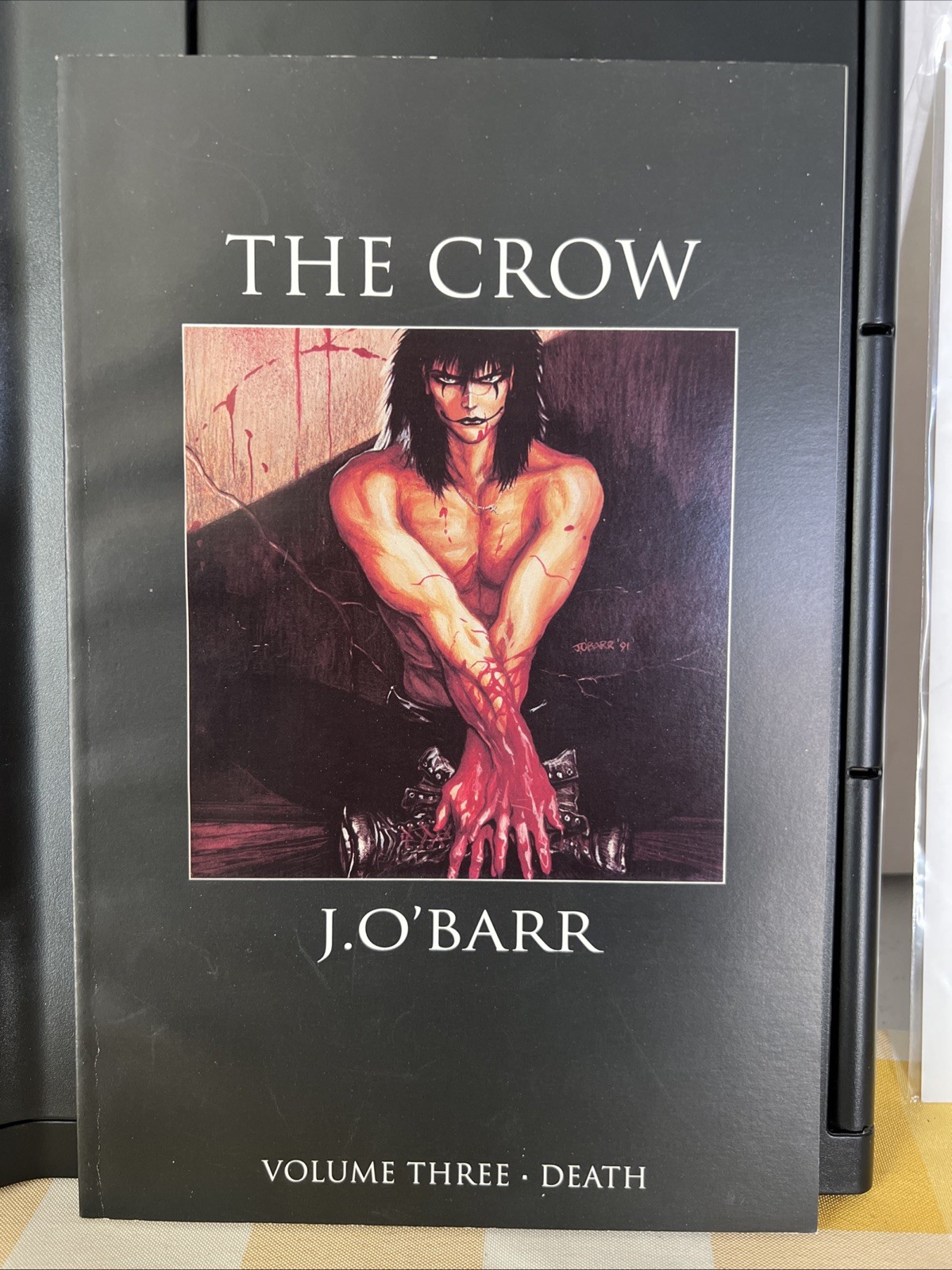 1992 Caliber THE CROW Vol III DEATH 3 James O\'Barr Comic Book Novel THREE Tundra