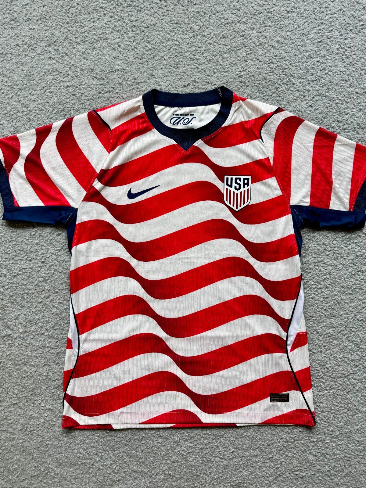 Men's USA Home MATCH (Player) Jersey - Size: X-LARGE (XL) Men's USA Home MATCH (Player) Jersey - Size: X-LARGE (XL)