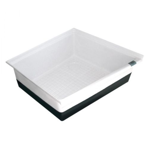 Icon 00463 RV Trailer Camper Rectangular Shower Pan Polar White NEW