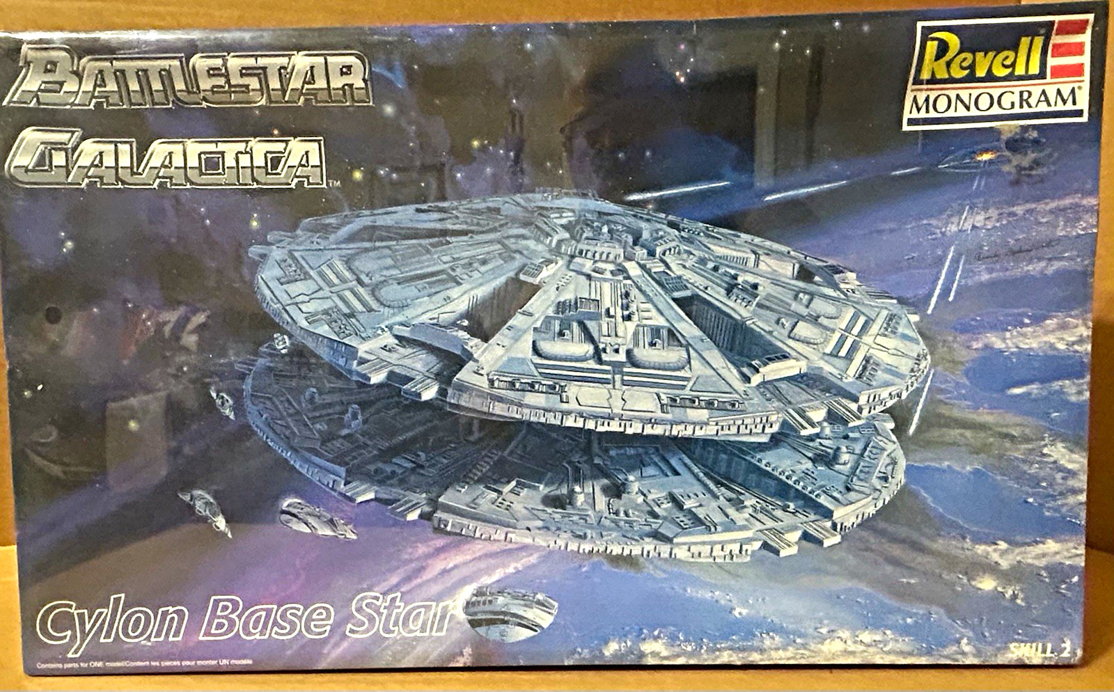 Revell Monogram Battlestar Galactica Cylon Base Star Kit MPN 85-3619 Revell Monogram Battlestar Galactica Cylon Base Star Kit MPN 85-3619