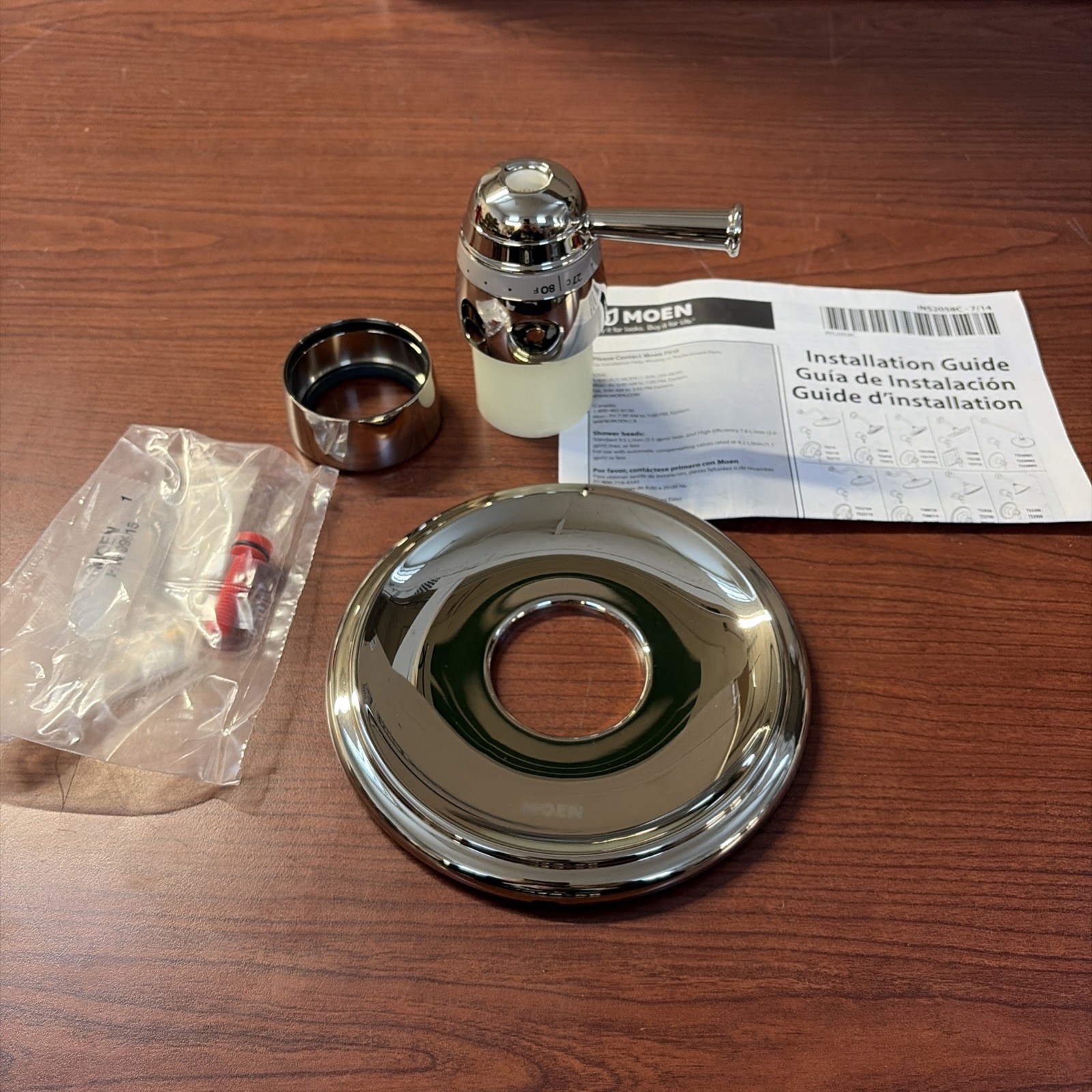Moen T4411NL Belfield Thermostatic Valve Trim Only, Polished Nickel B143 Moen T4411NL Belfield Thermostatic Valve Trim Only, Polished Nickel B143