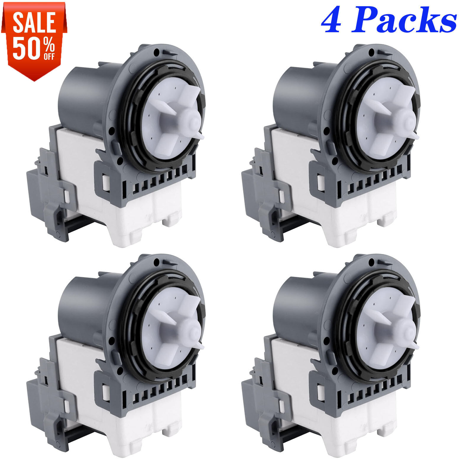 4PACK Upgrade PX3516-01 DC31-00178A Washer Drain Pump Replaces dc97-19289f 4PACK Upgrade PX3516-01 DC31-00178A Washer Drain Pump Replaces dc97-19289f
