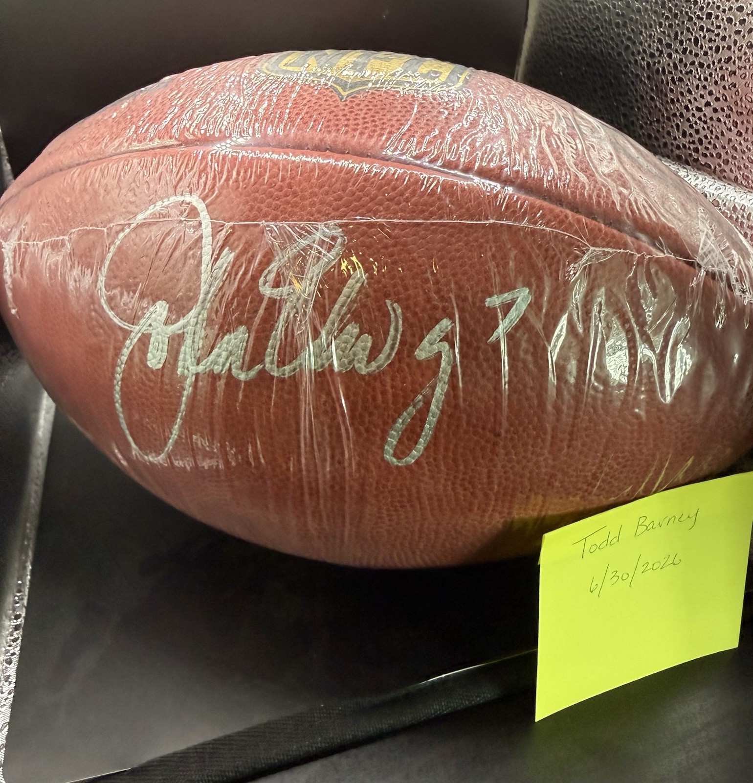 2024 Fanatics Under Wraps Football Auto John Elway HOFer Denver Broncos