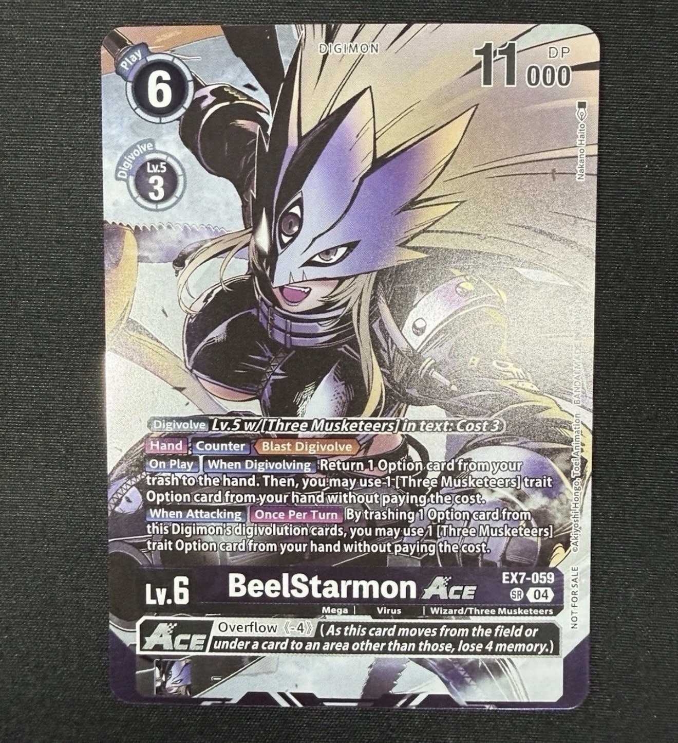 BeelStarmon ACE Alt Art Box Topper - Special Limited Set - EX7-059 BeelStarmon ACE Alt Art Box Topper - Special Limited Set - EX7-059