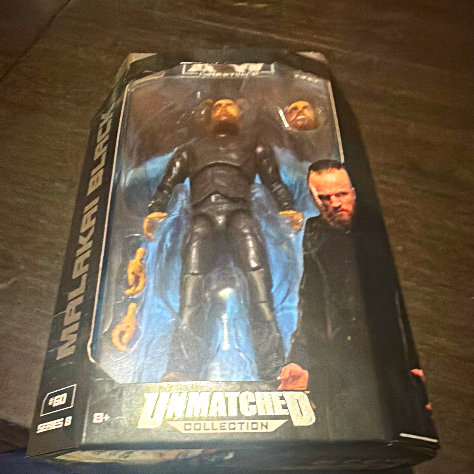 AEW Wrestling Unmatched Collection Malakai Black Action Figure Alt Head/Hands AEW Wrestling Unmatched Collection Malakai Black Action Figure Alt Head/Hands