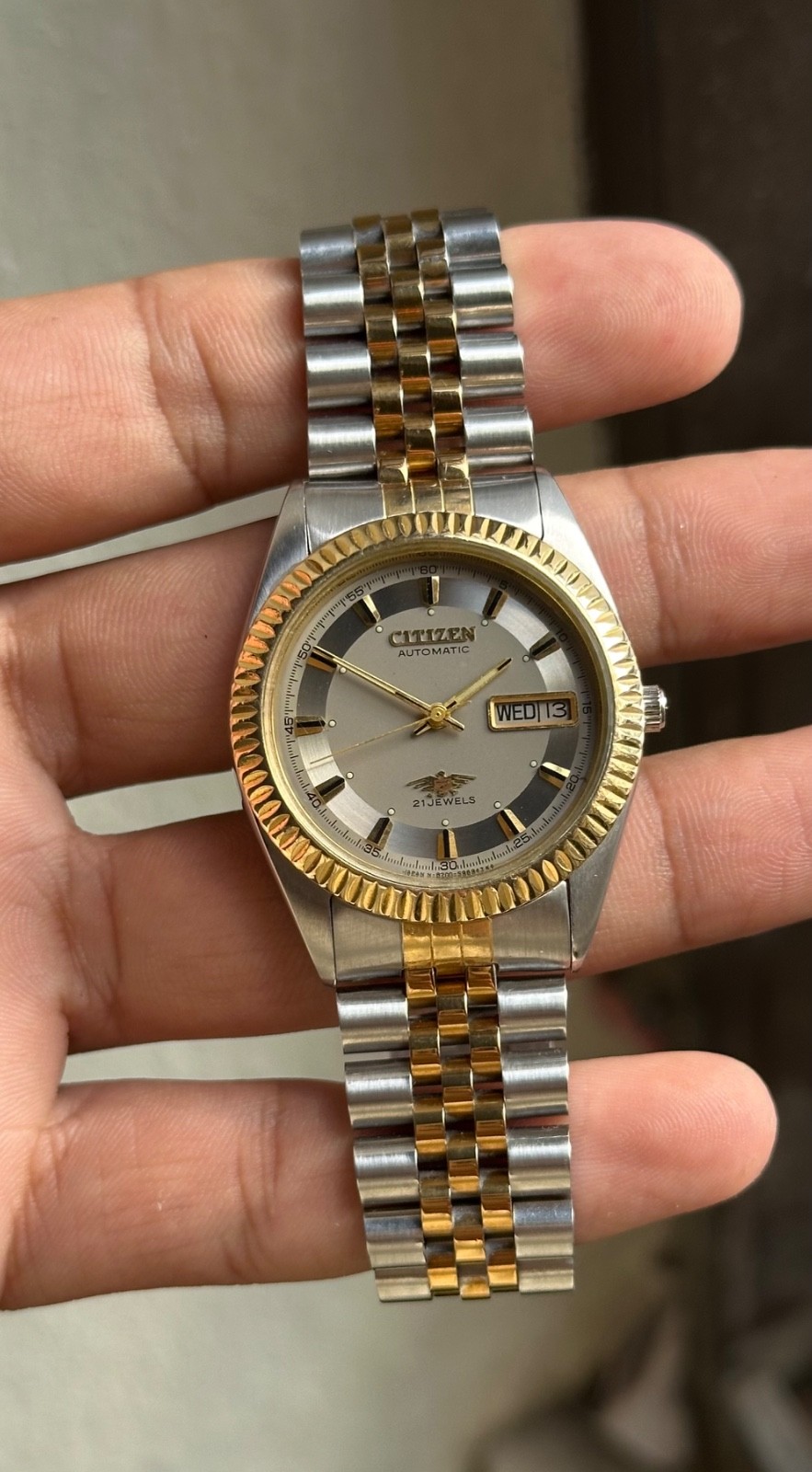 Rare Citizen Eagle 7 Automatic Gray Dial Japan Made Watch For Mens Rare Citizen Eagle 7 Automatic Gray Dial Japan Made Watch For Mens