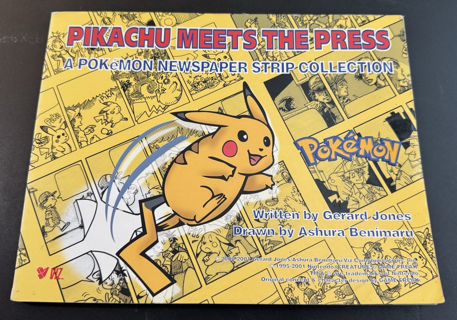 Pikachu Meets the Press: A Pokemon Newspaper Strip Collection Gerard Jones 2001 Pikachu Meets the Press: A Pokemon Newspaper Strip Collection Gerard Jones 2001