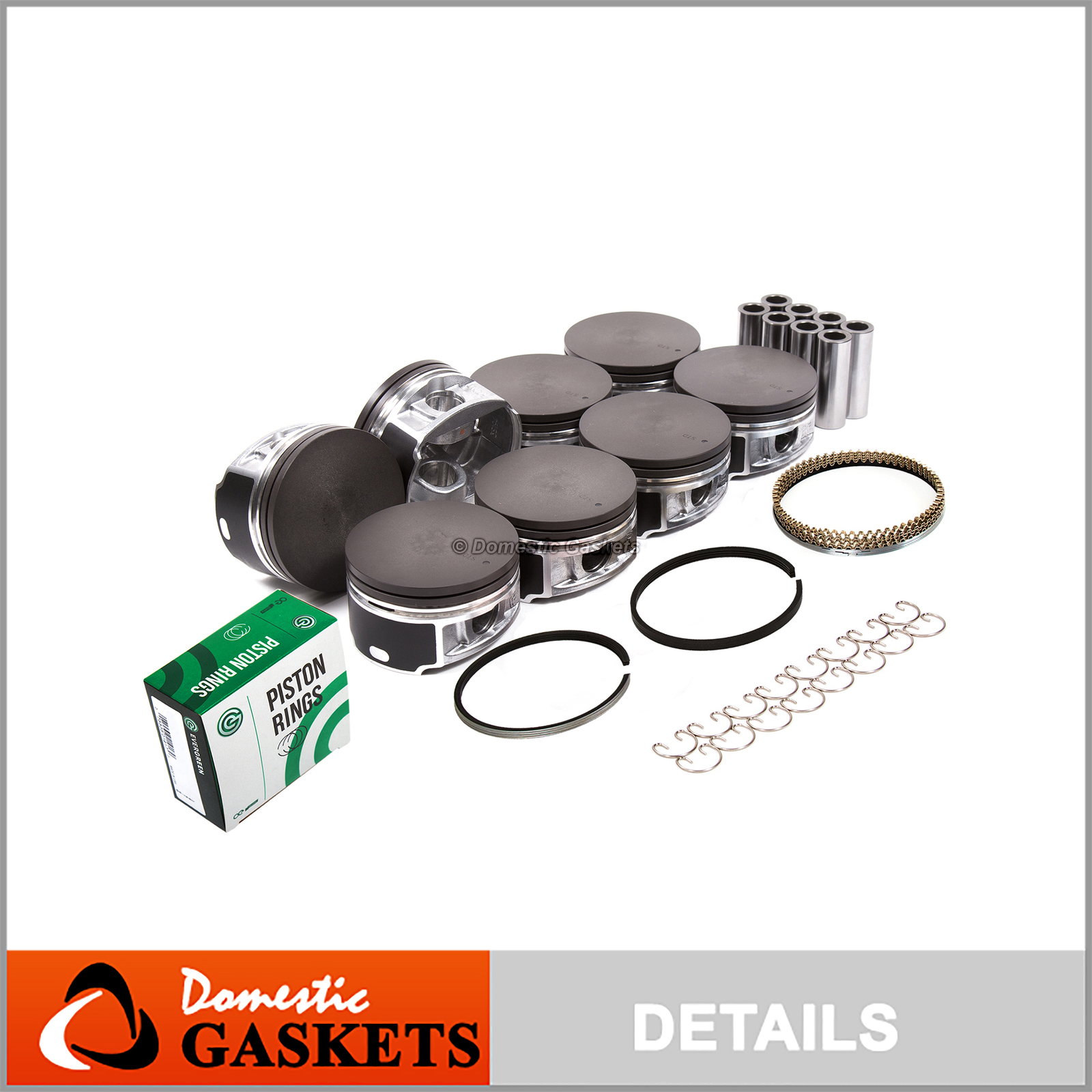 Pistons and Rings 04-14 Ford F150 F250 Expedition Mustang Lincoln 5.4 TRTION 24V Pistons and Rings 04-14 Ford F150 F250 Expedition Mustang Lincoln 5.4 TRTION 24V