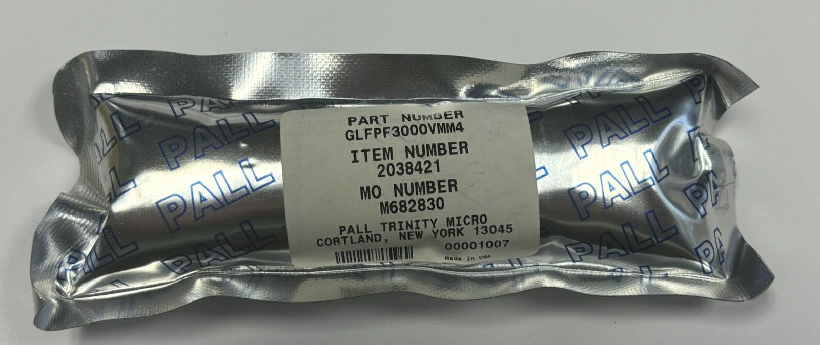 PALL GASKLEEN high purity filter assembly, GLFPF3000VMM4, 1/4 PALL GASKLEEN high purity filter assembly, GLFPF3000VMM4, 1/4